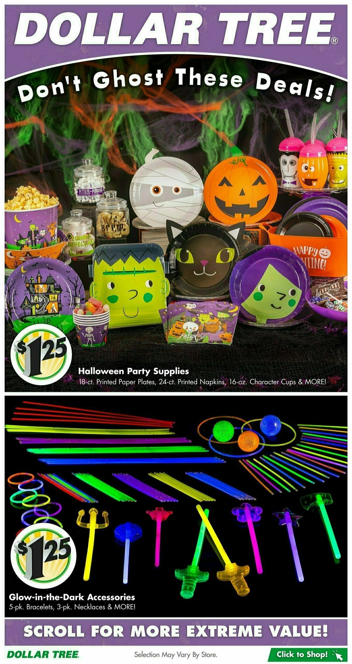 Dollar Tree Weekly Ad from October 1