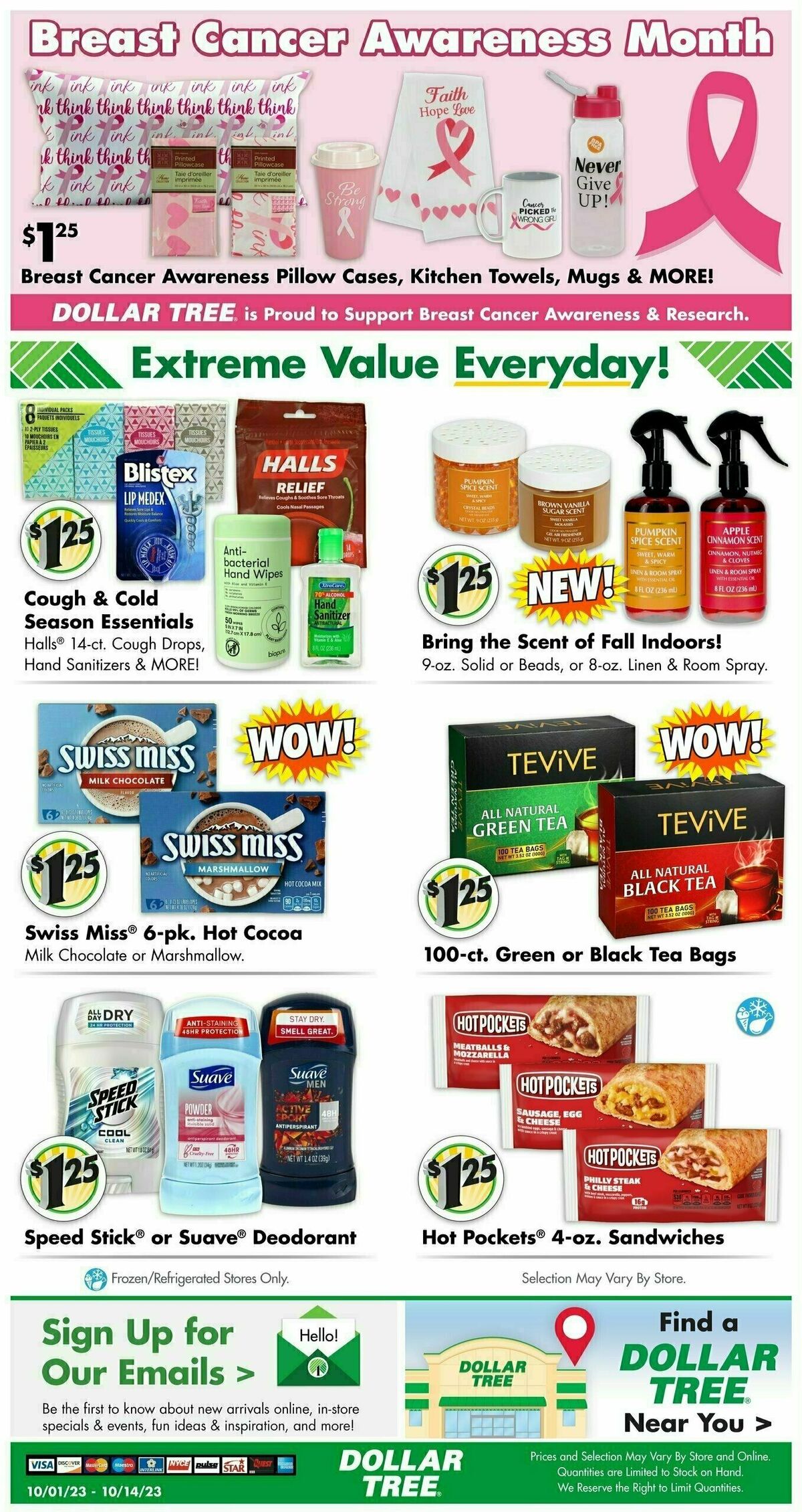 Dollar Tree Weekly Ad from October 1