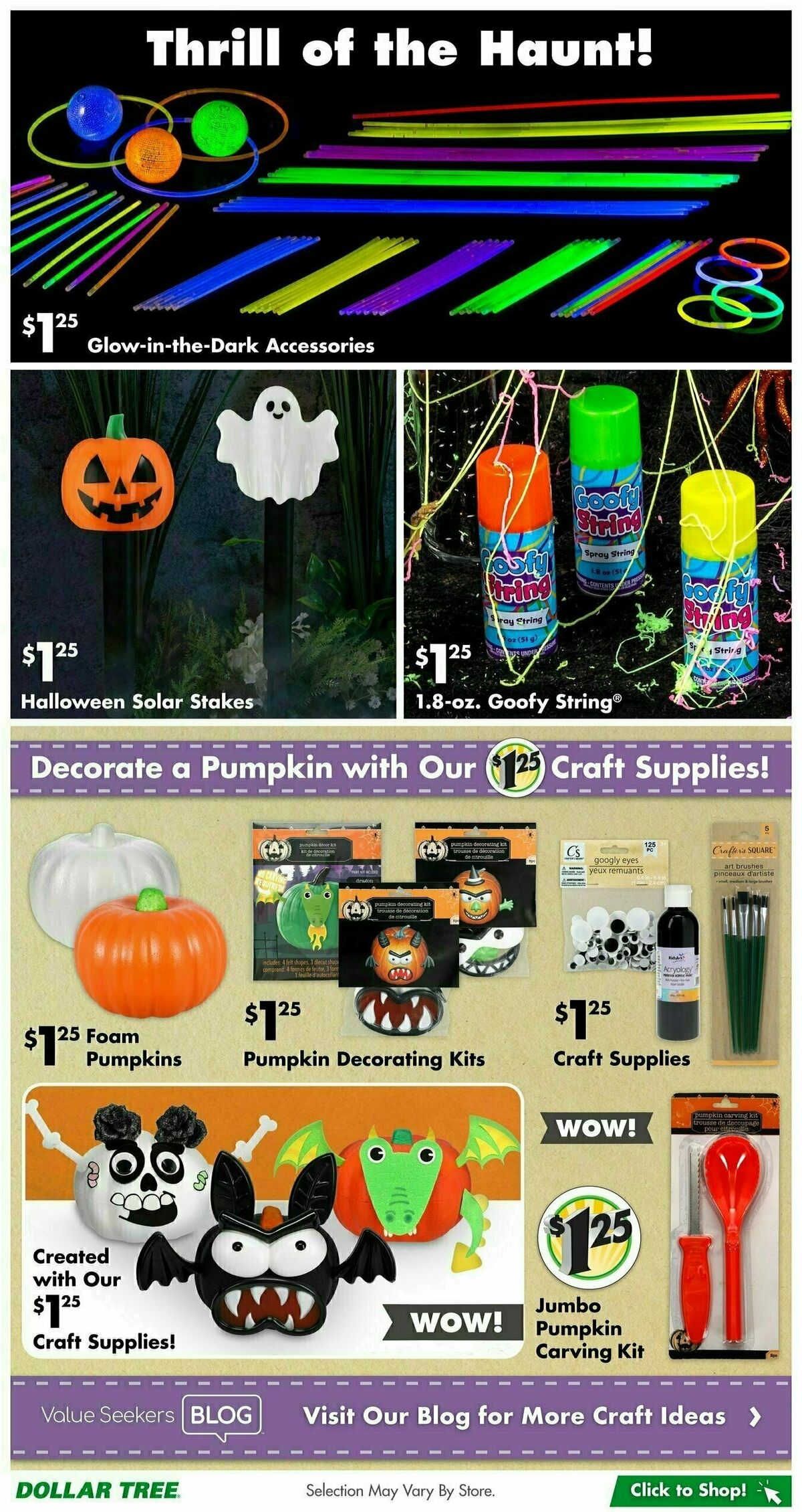 Dollar Tree Weekly Ad from October 15