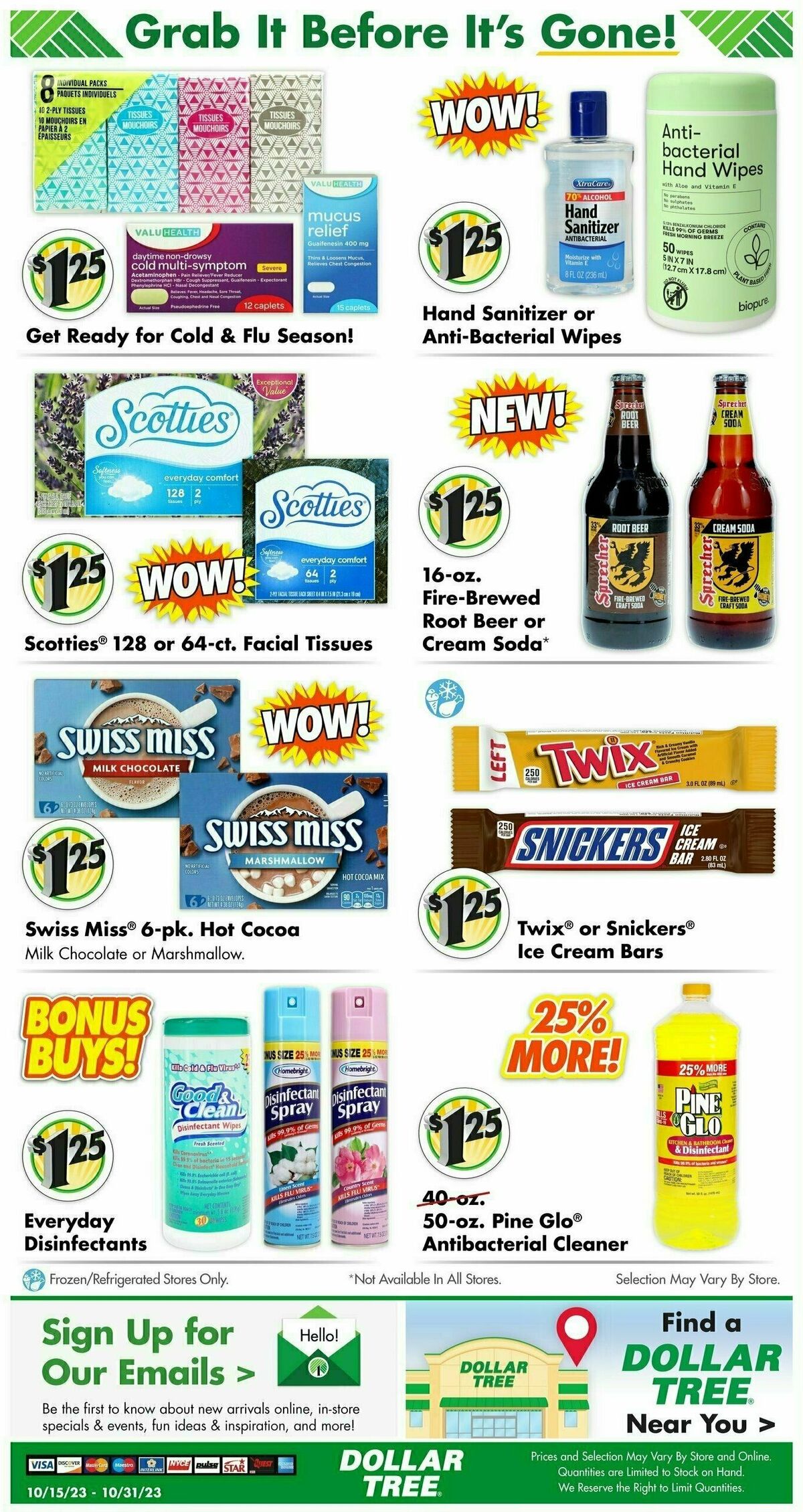 Dollar Tree Weekly Ad from October 15