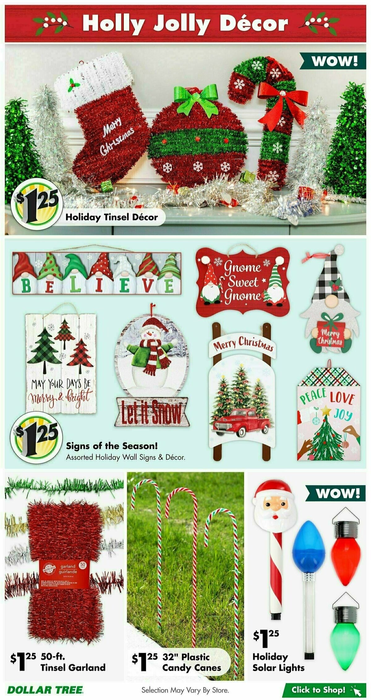 Dollar Tree Weekly Ad from November 1