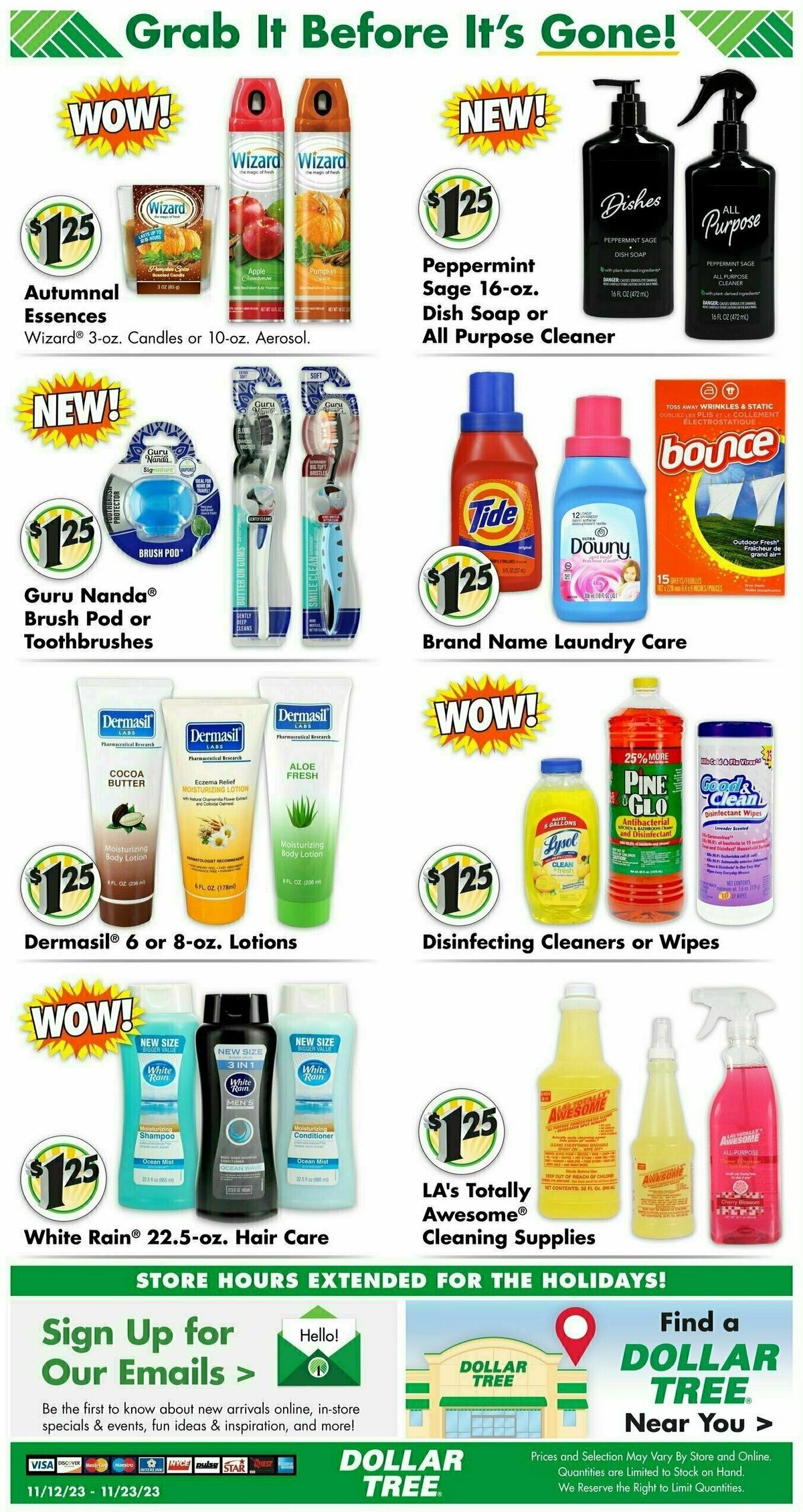 Dollar Tree Weekly Ad from November 12