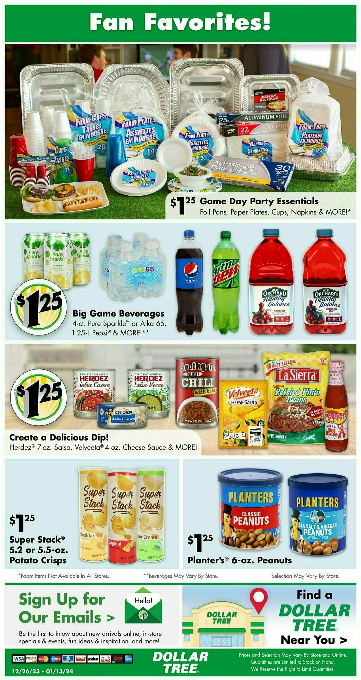 Dollar Tree Weekly Ad from December 26