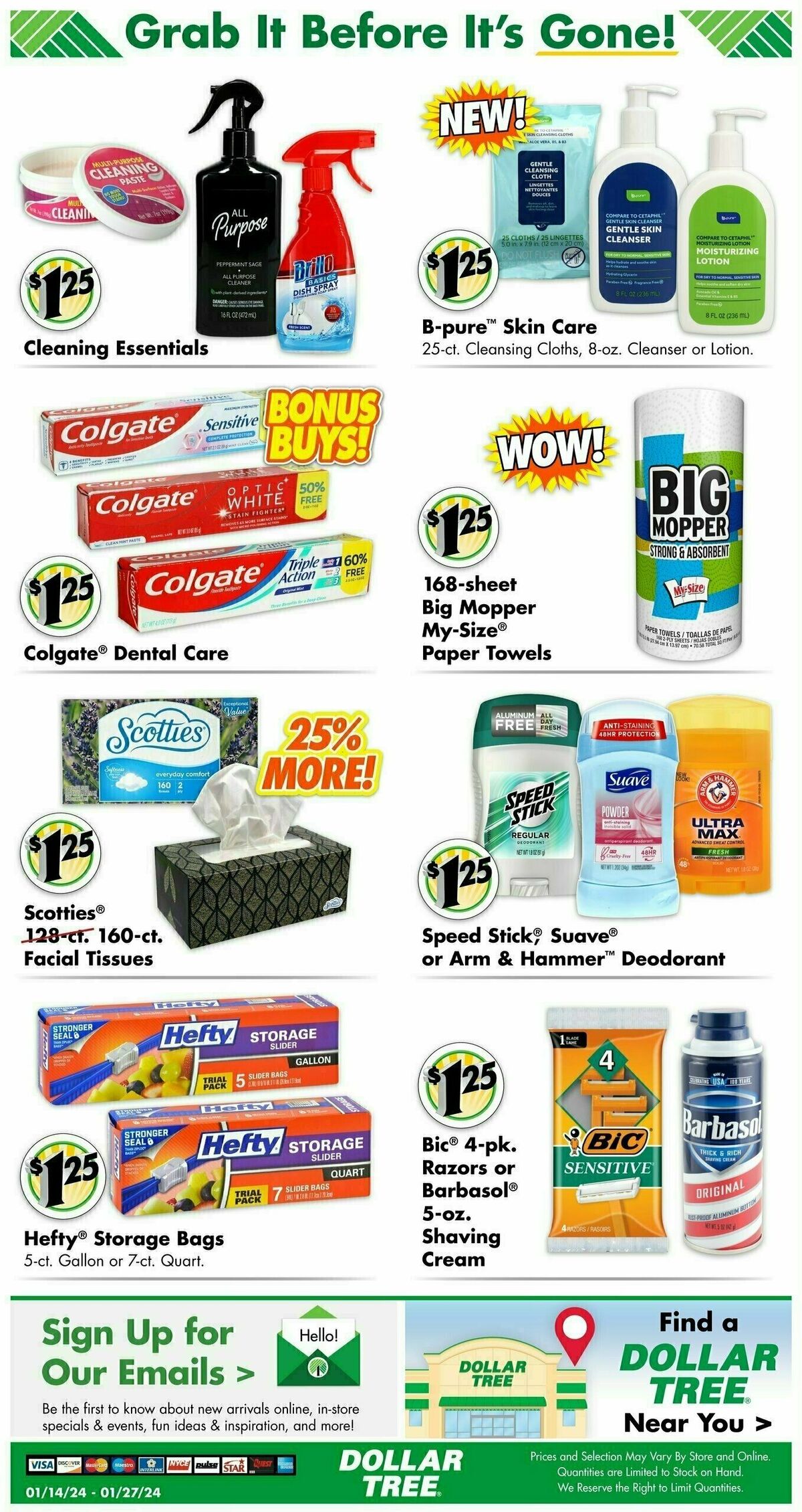 Dollar Tree Weekly Ad from January 14