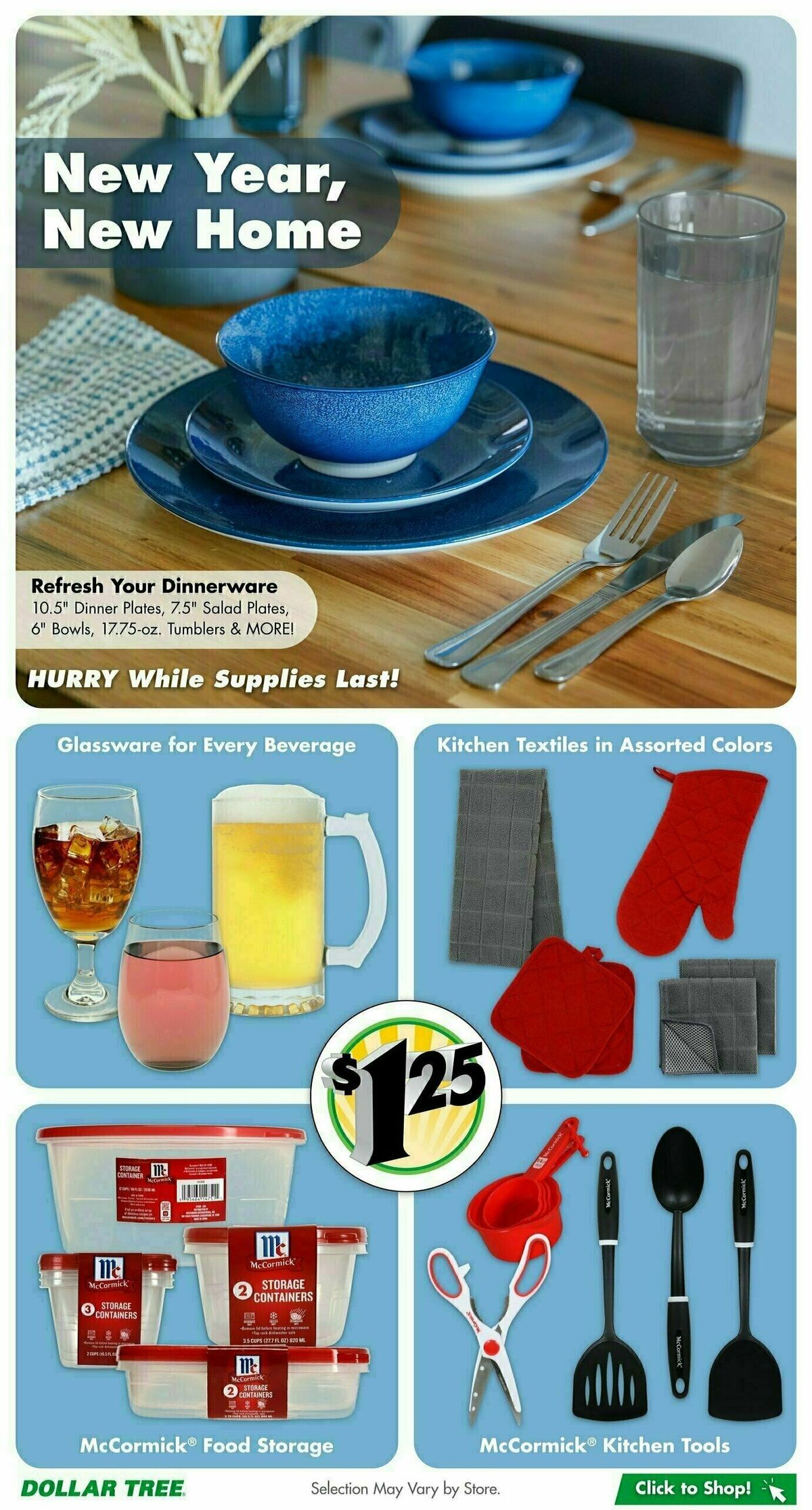 Dollar Tree Weekly Ad from January 19