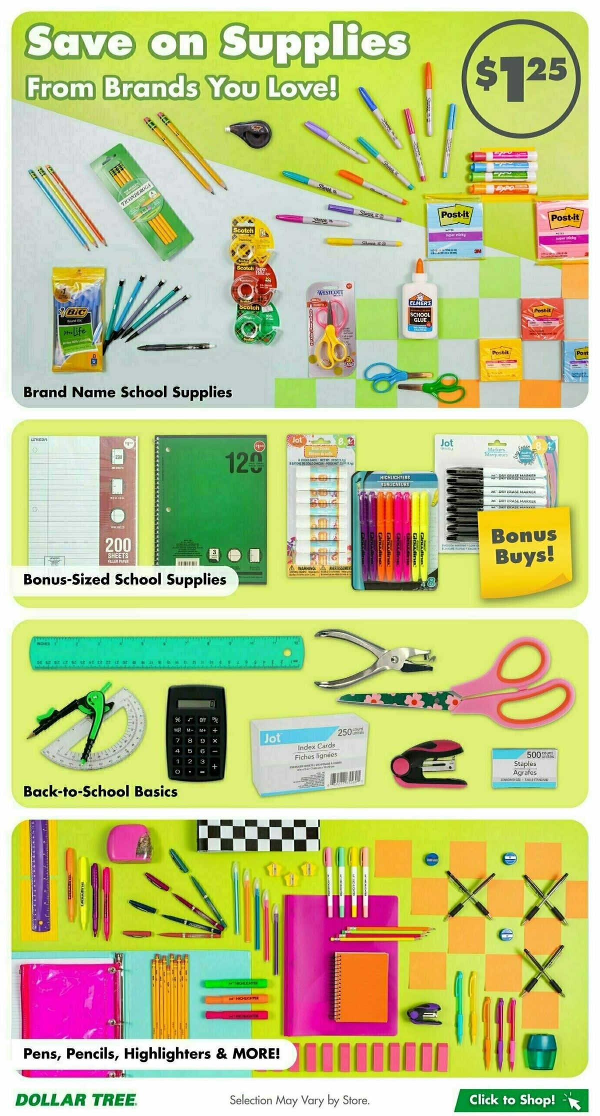 Dollar Tree Weekly Ad from July 27