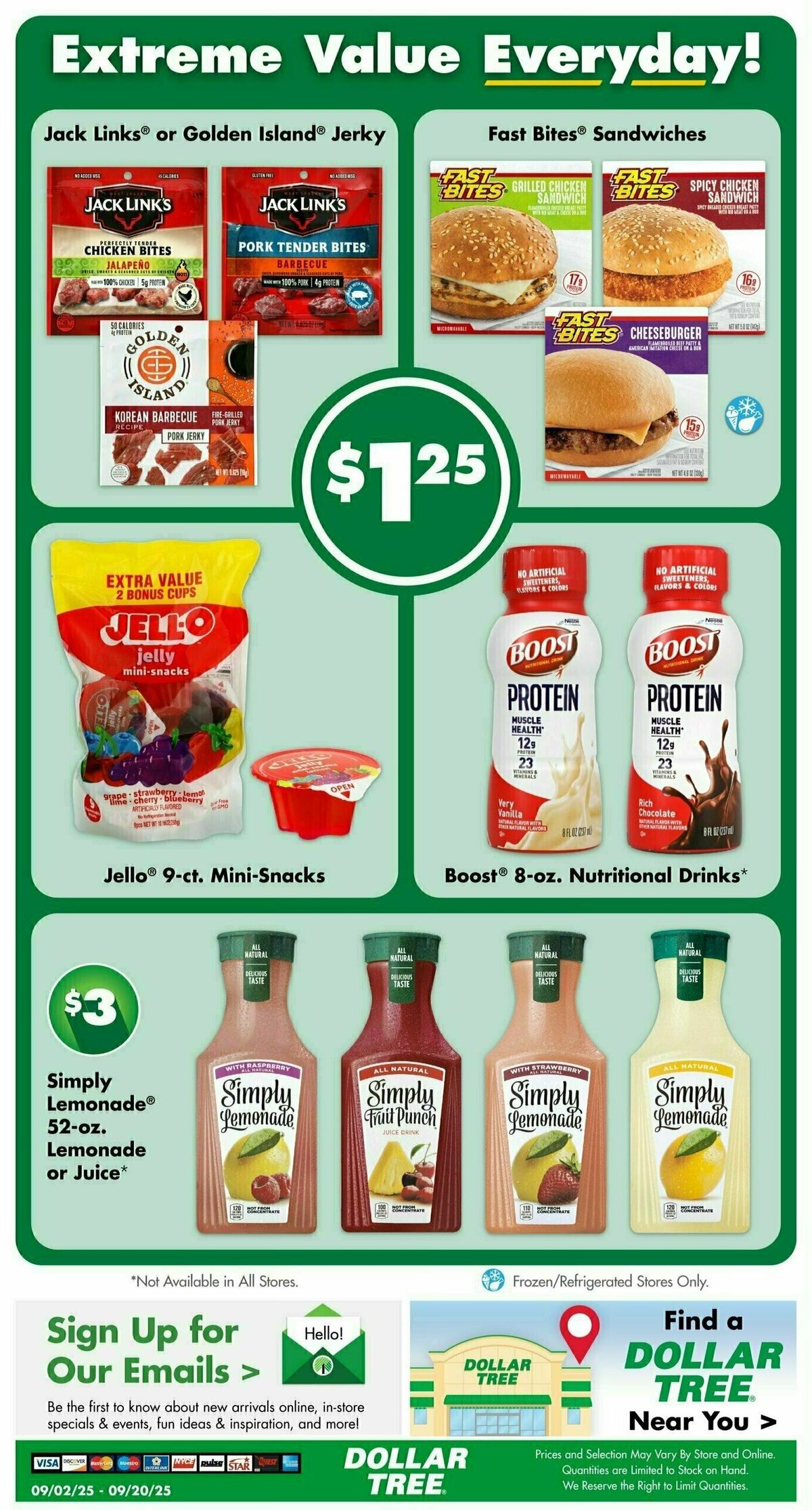 Dollar Tree Weekly Ad from September 2