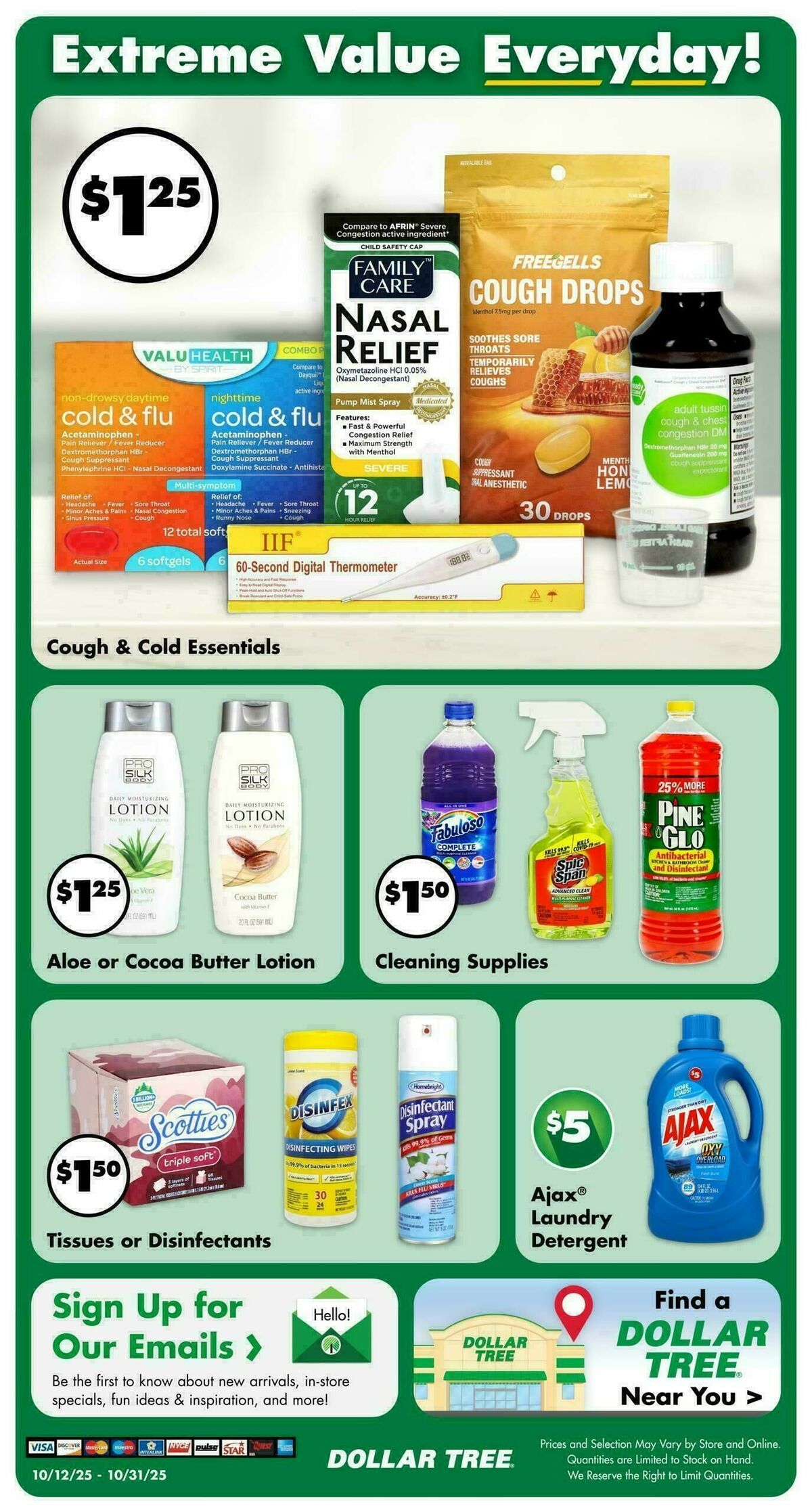 Dollar Tree Weekly Ad from October 12