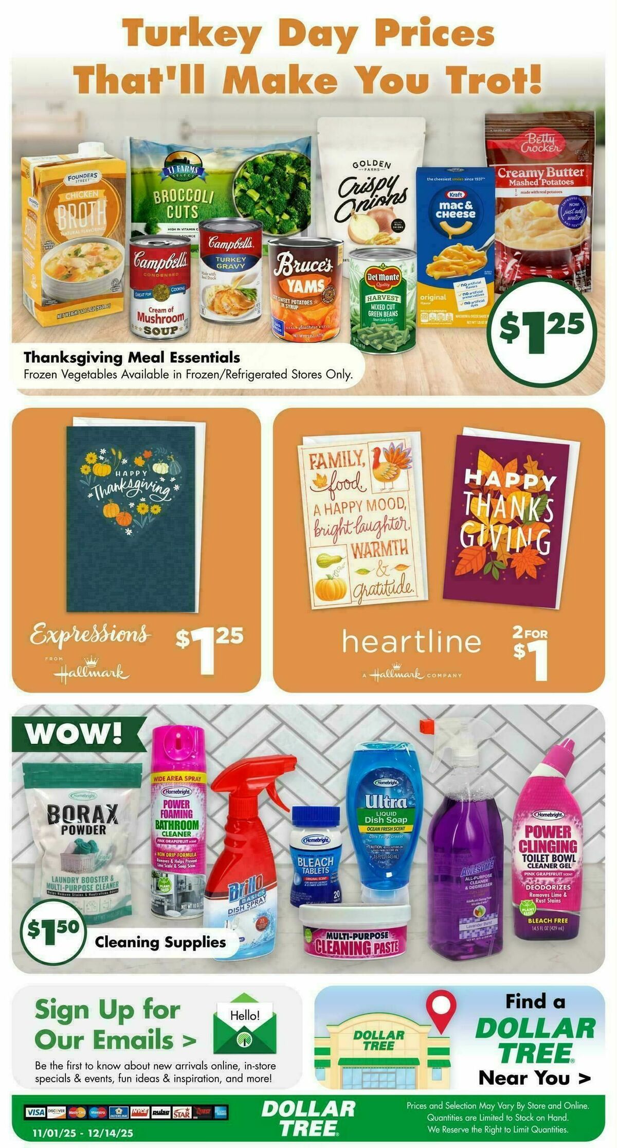 Dollar Tree Weekly Ad from November 1