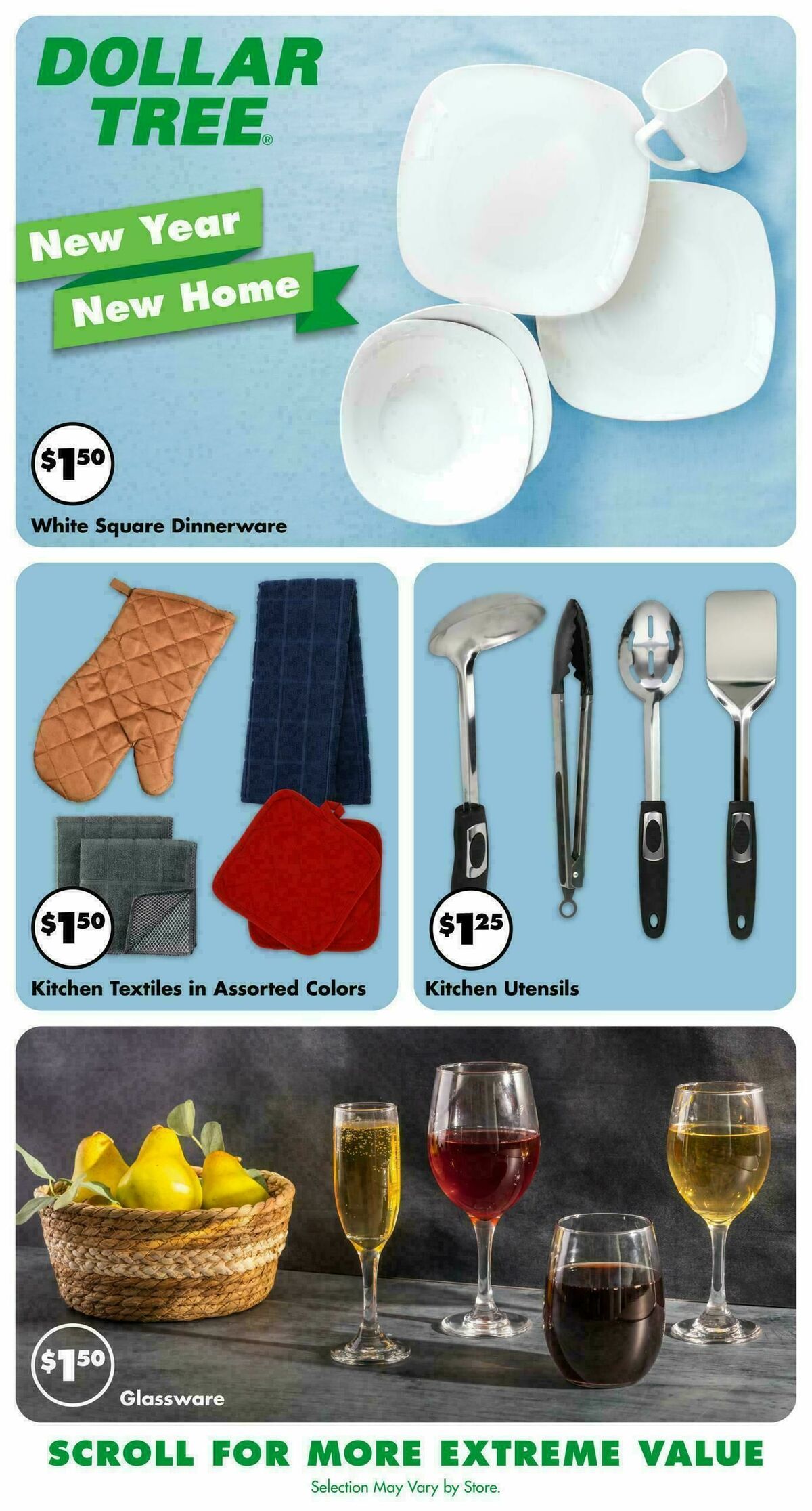 Dollar Tree Weekly Ad from January 1