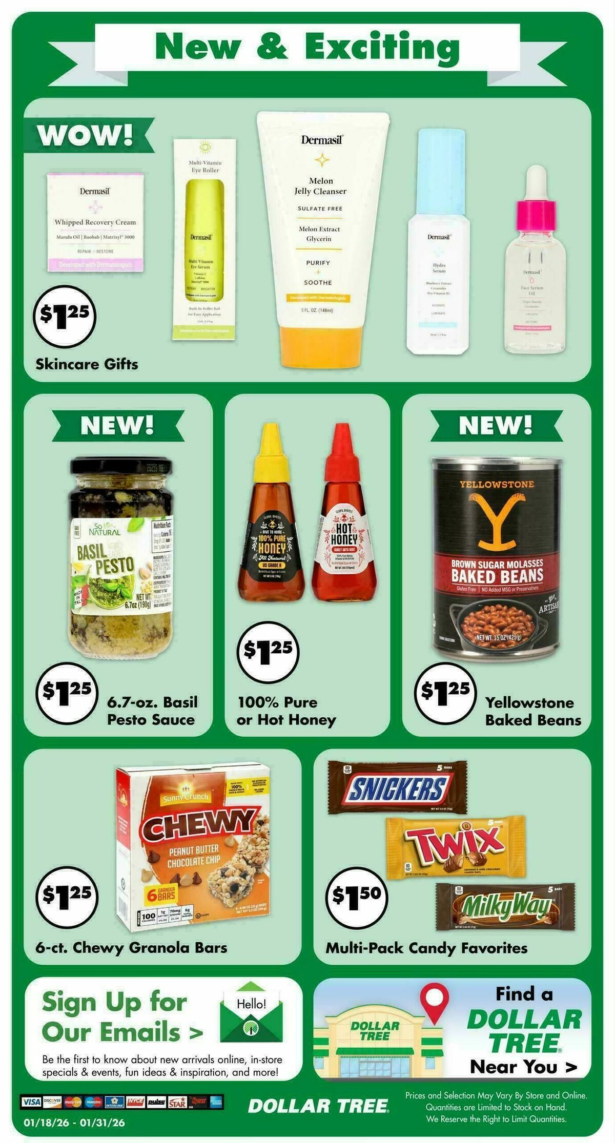 Dollar Tree Weekly Ad from January 18