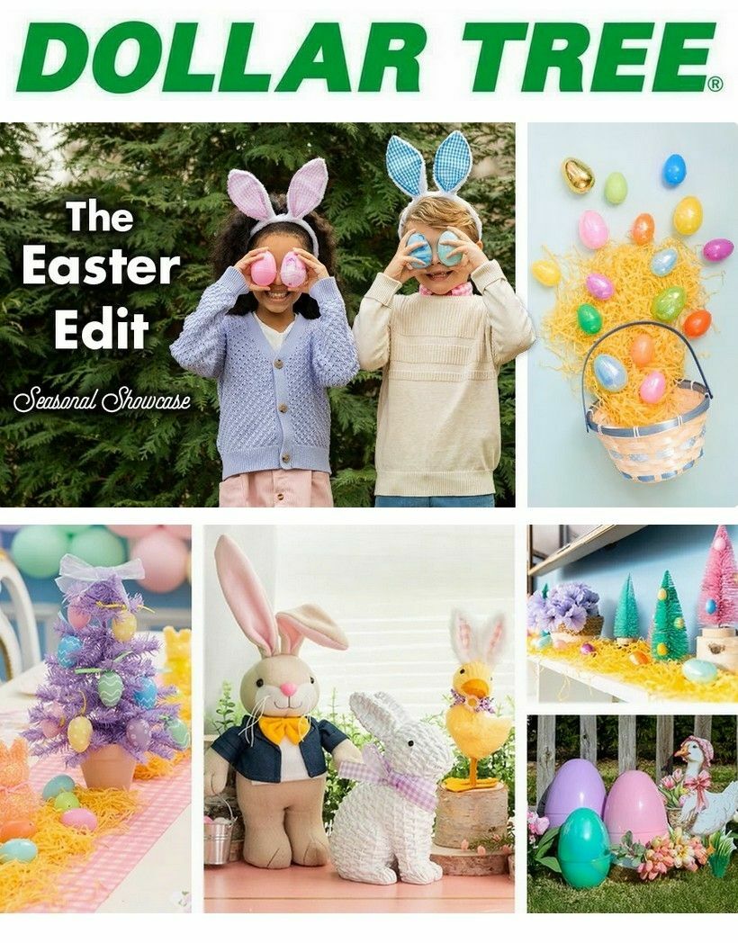 Dollar Tree Easter Weekly Ad from March 1