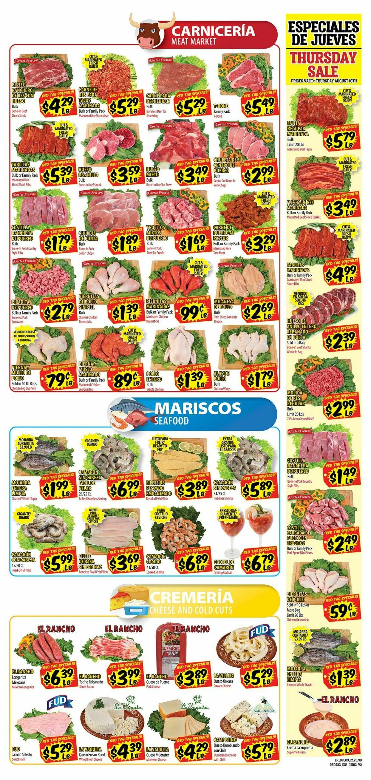 El Rancho Weekly Ad from August 9