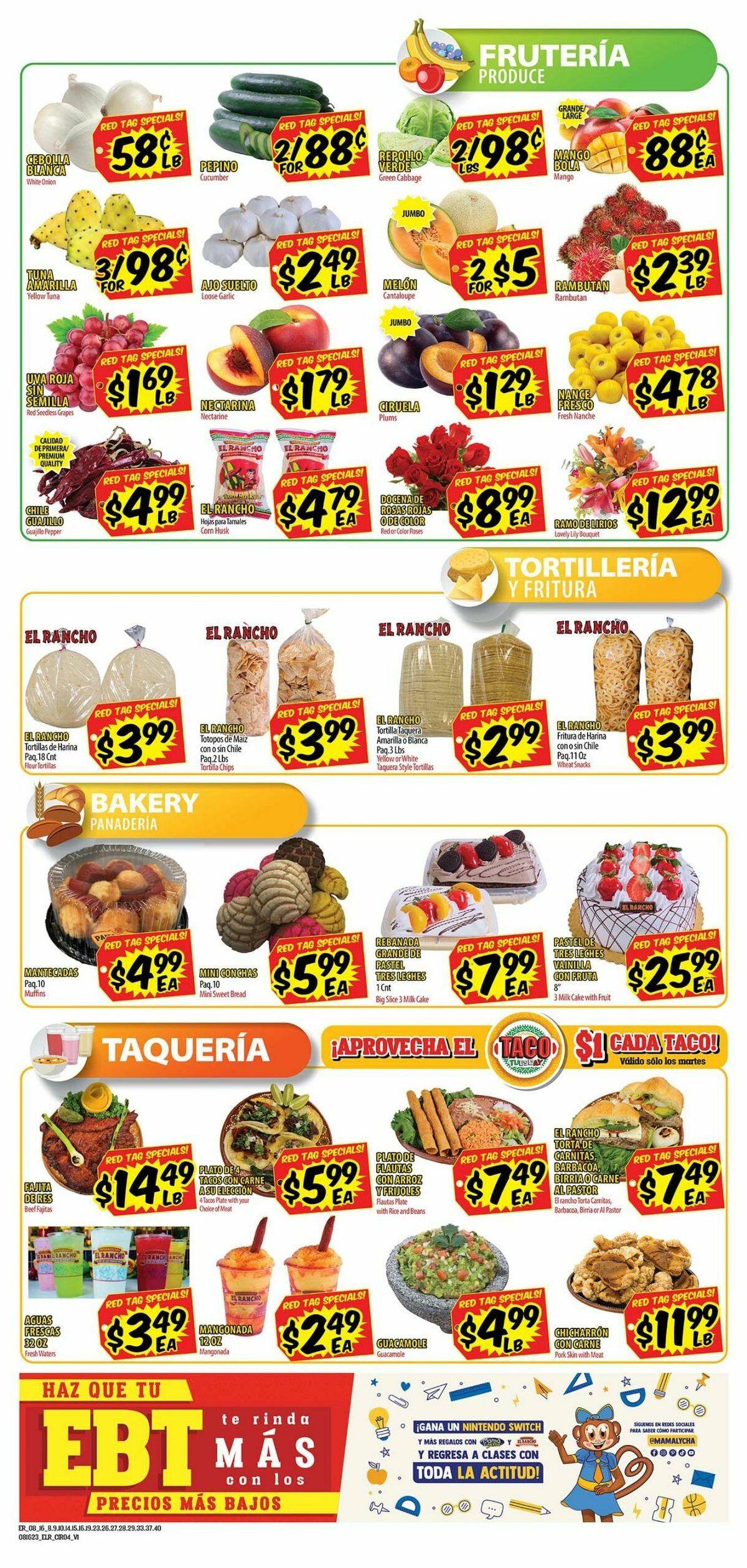 El Rancho Weekly Ad from August 16