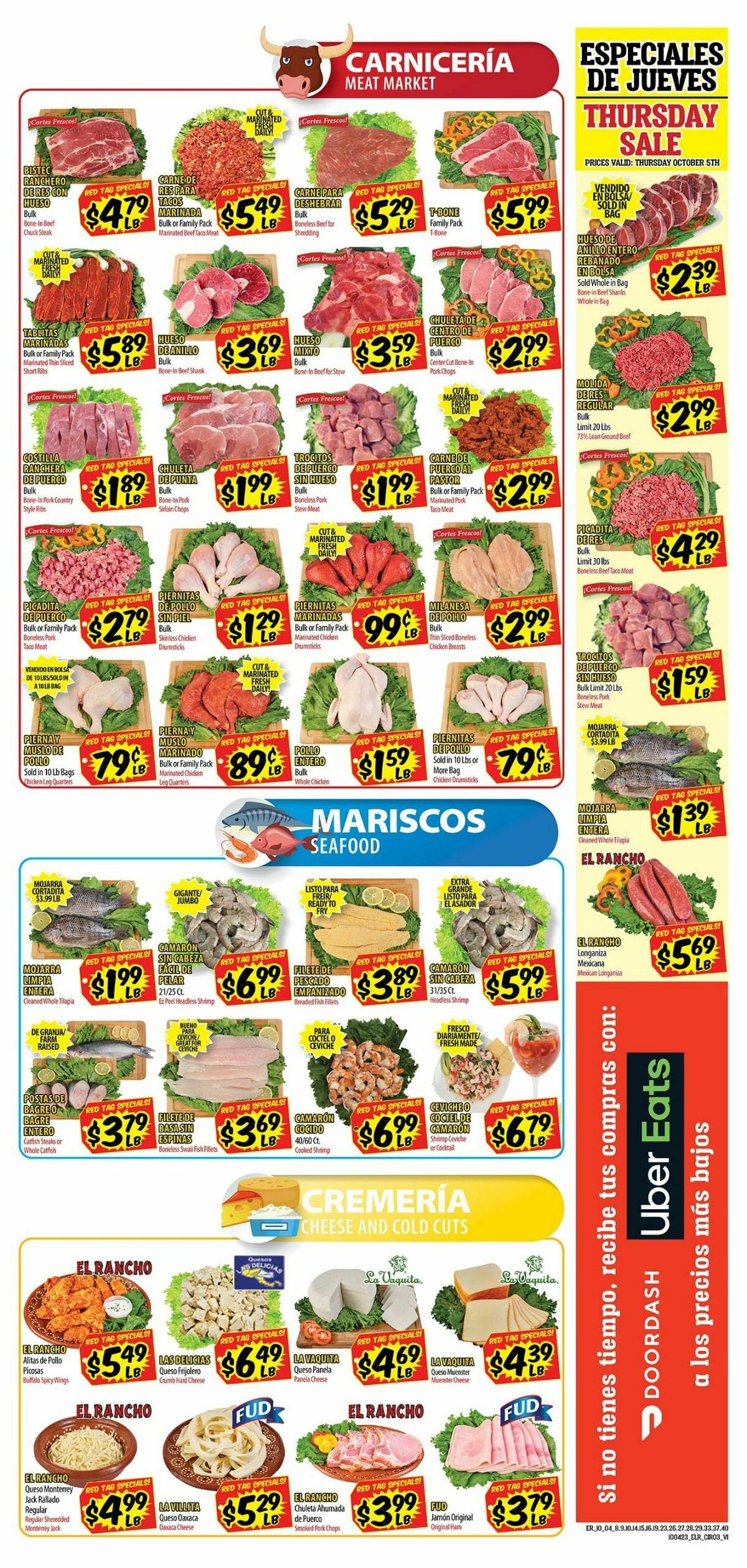 El Rancho Weekly Ad from October 4