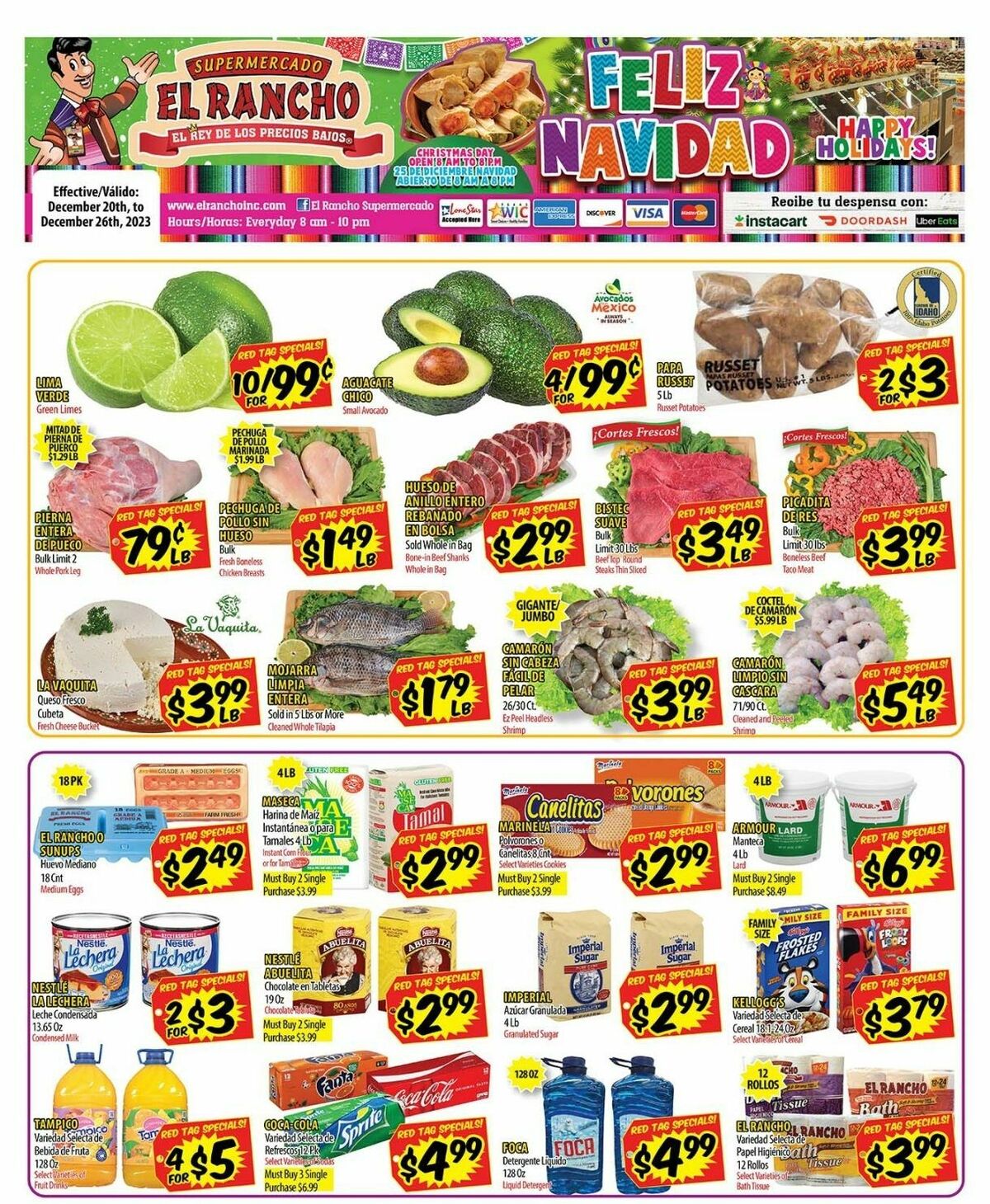 El Rancho Weekly Ad from December 20