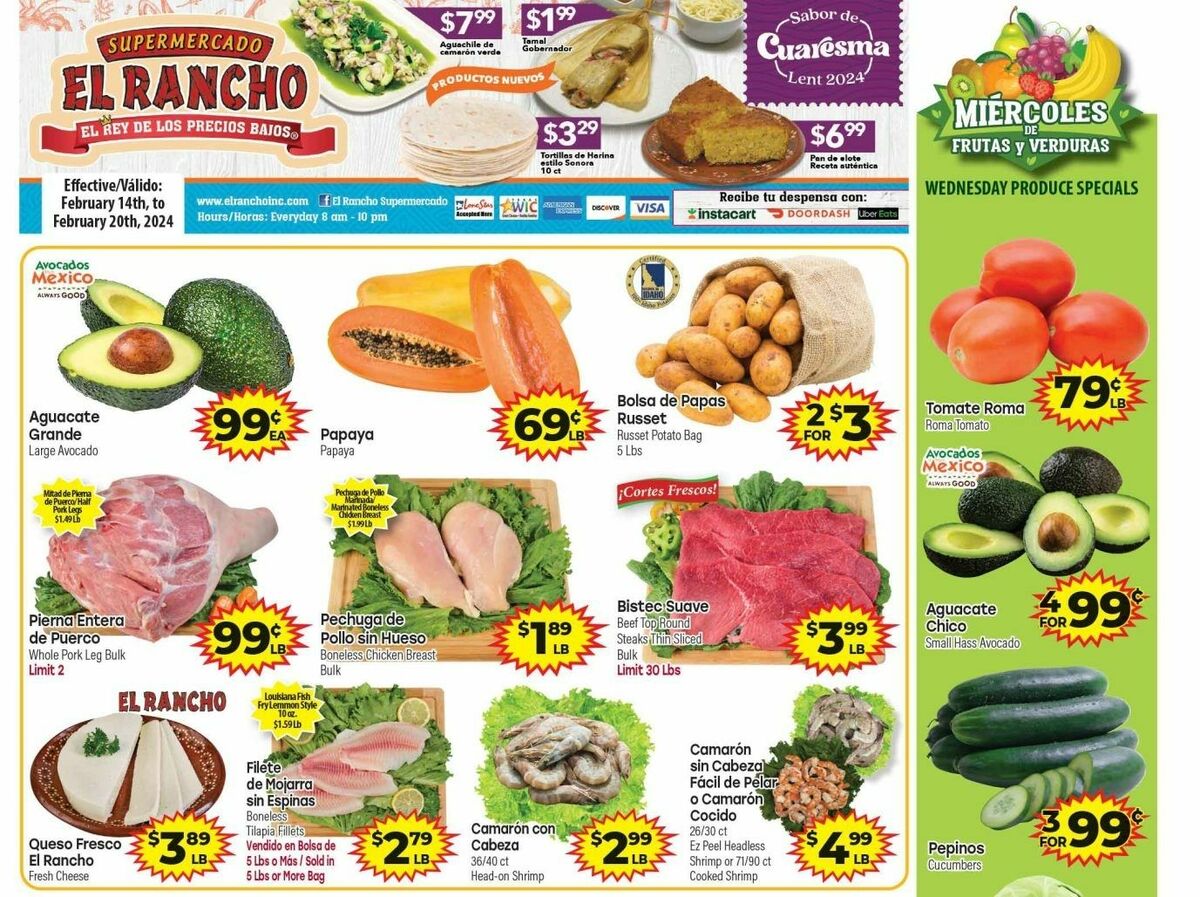 El Rancho Weekly Ad from February 14