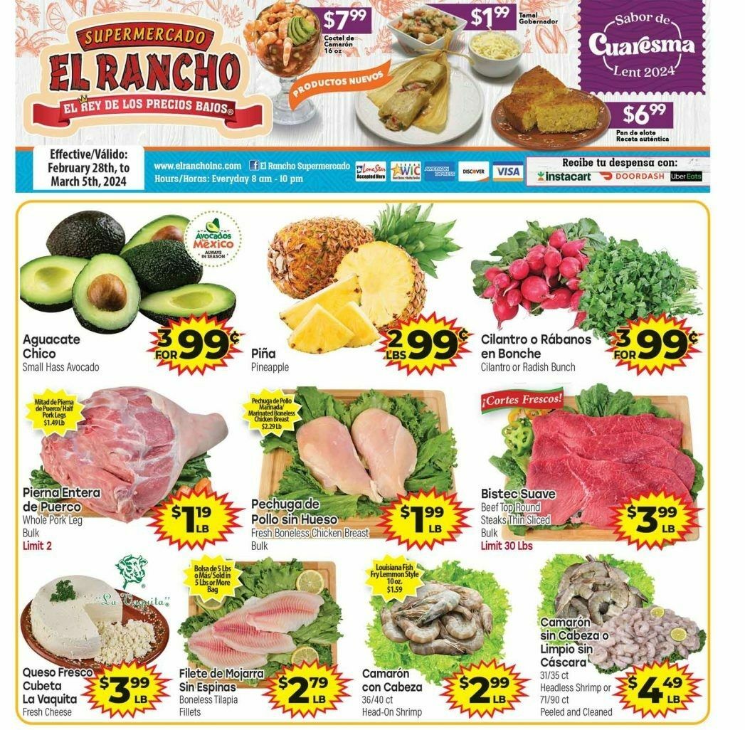 El Rancho Weekly Ad from February 28
