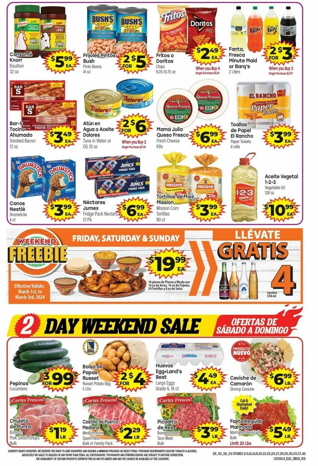El Rancho Weekly Ad from February 28