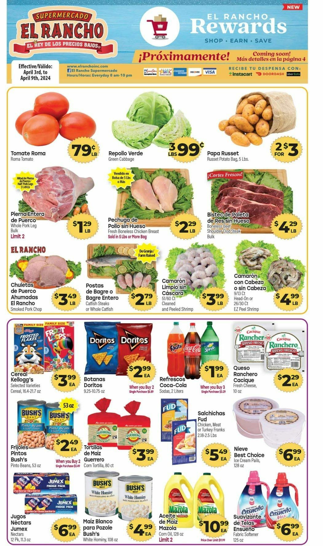 El Rancho Weekly Ad from April 3