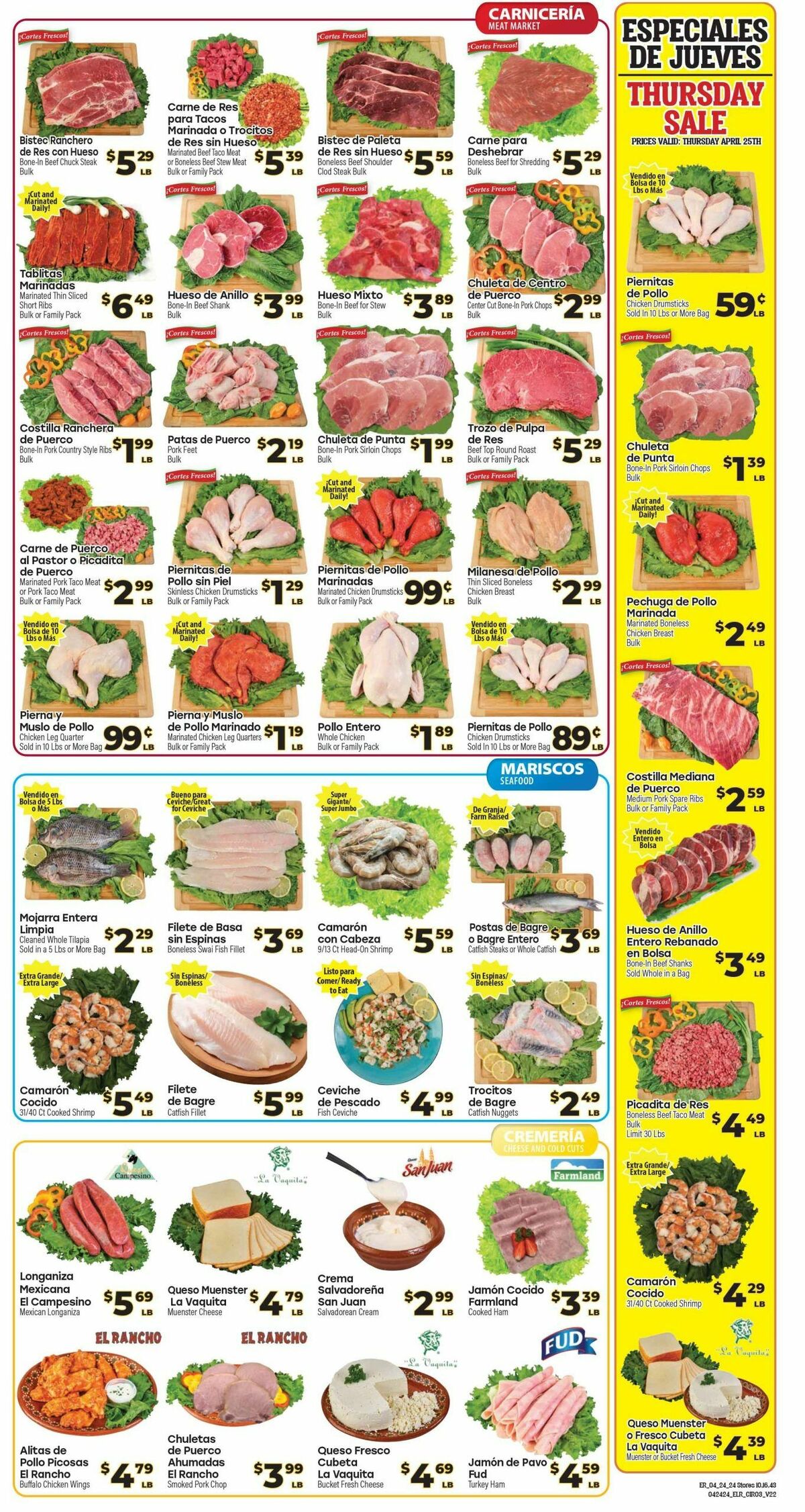 El Rancho Weekly Ad from April 24