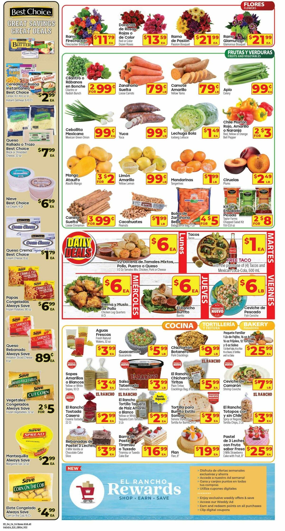 El Rancho Weekly Ad from April 24
