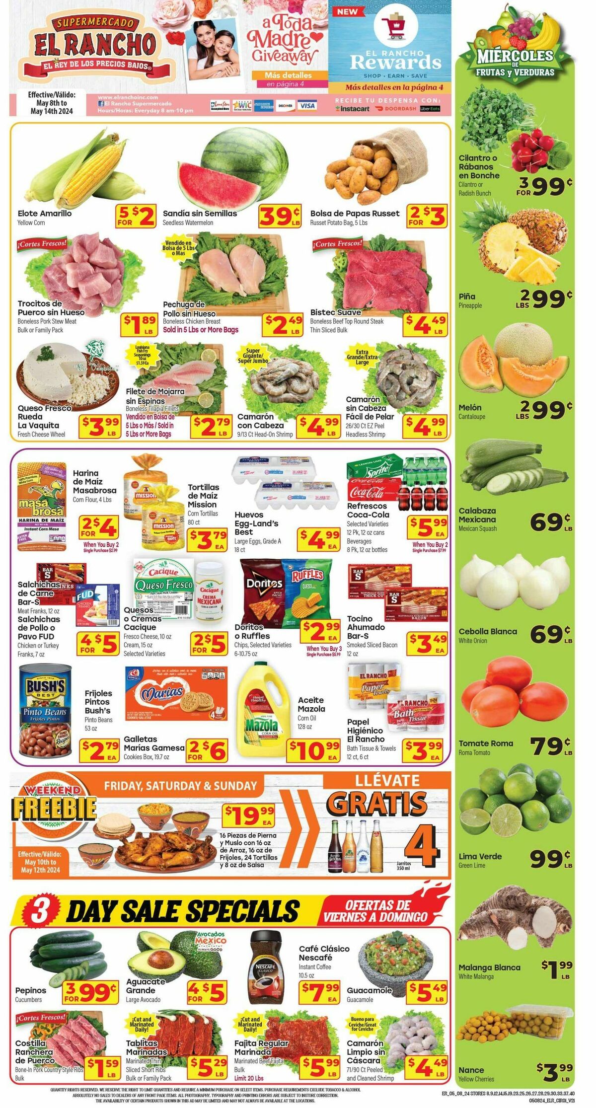 El Rancho Weekly Ad from May 8