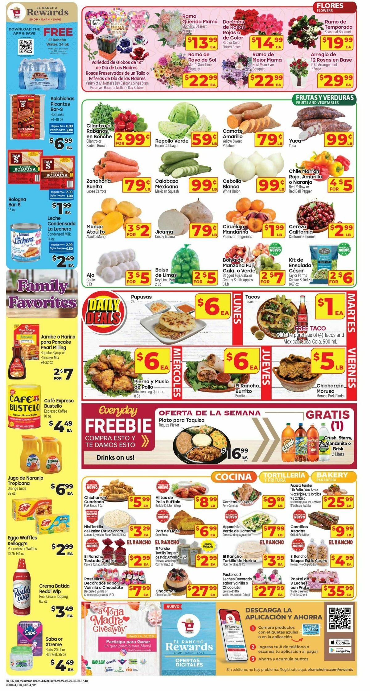 El Rancho Weekly Ad from May 8