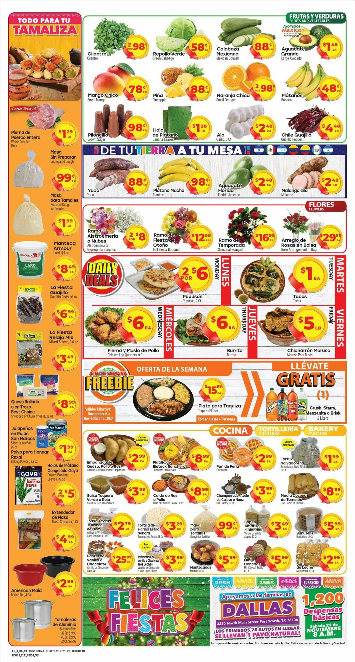 El Rancho Weekly Ad from November 6