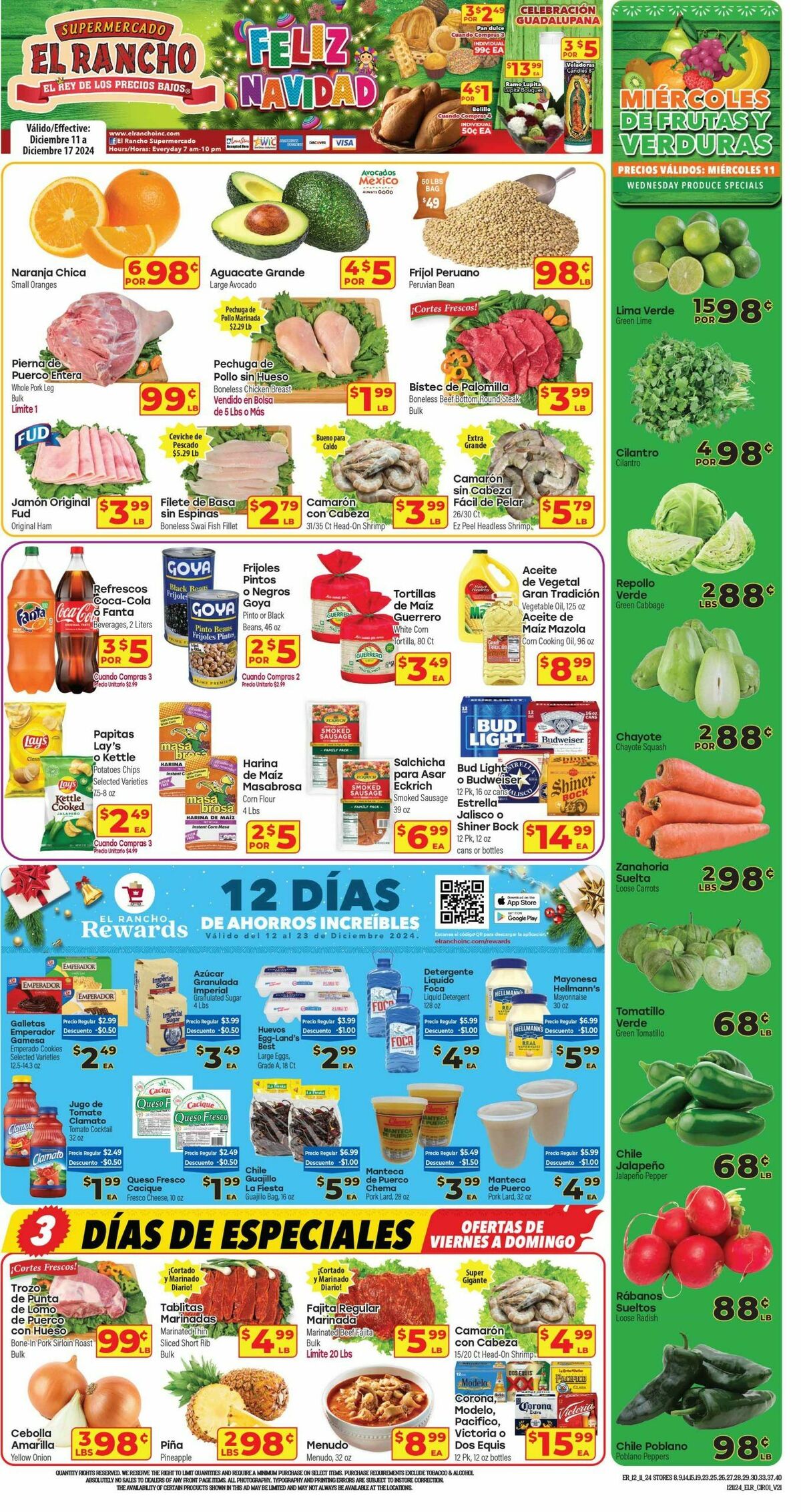 El Rancho Weekly Ad from December 11