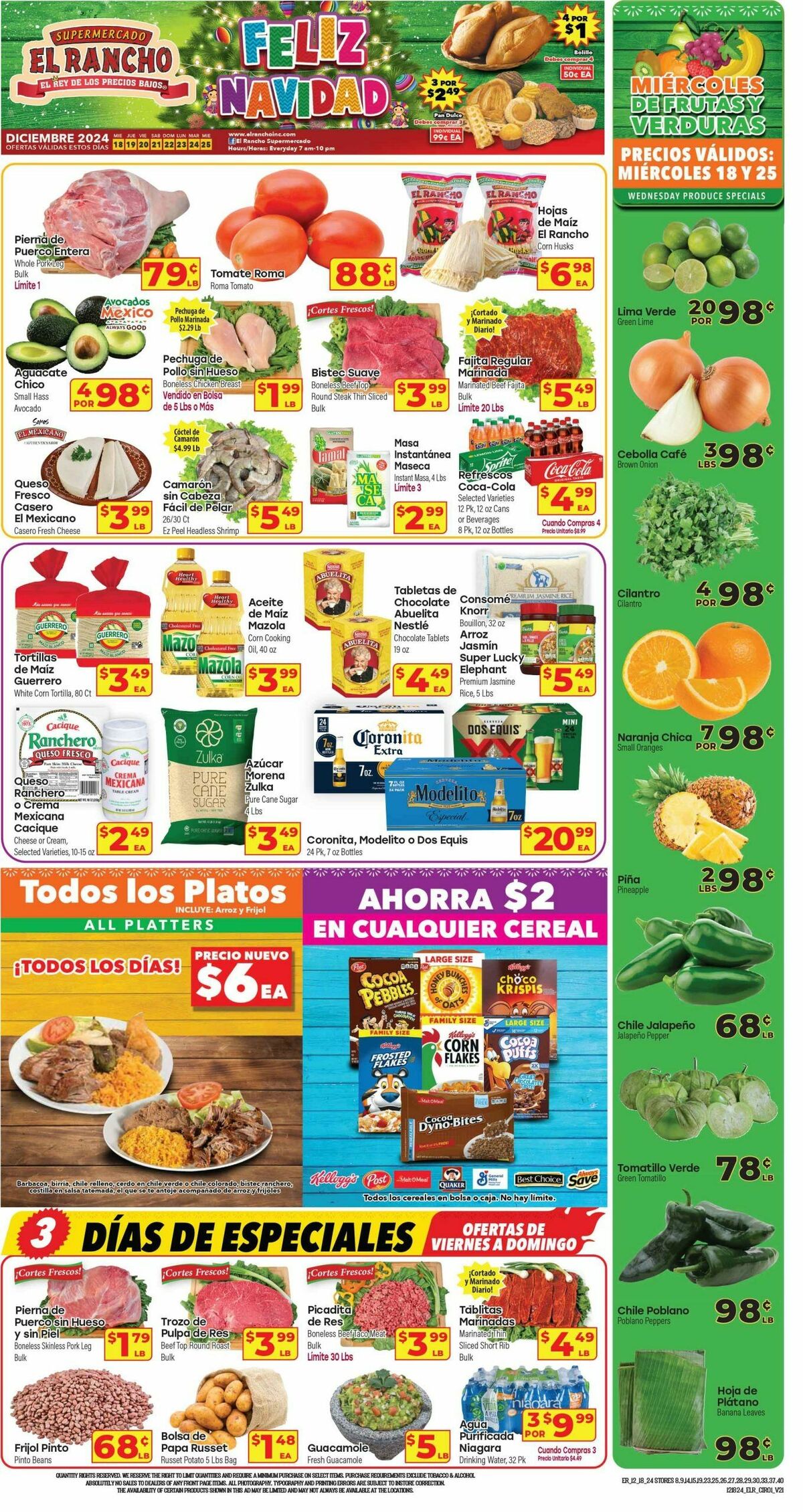 El Rancho Weekly Ad from December 18