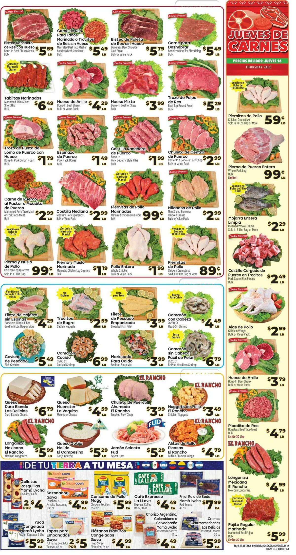 El Rancho Weekly Ad from January 15