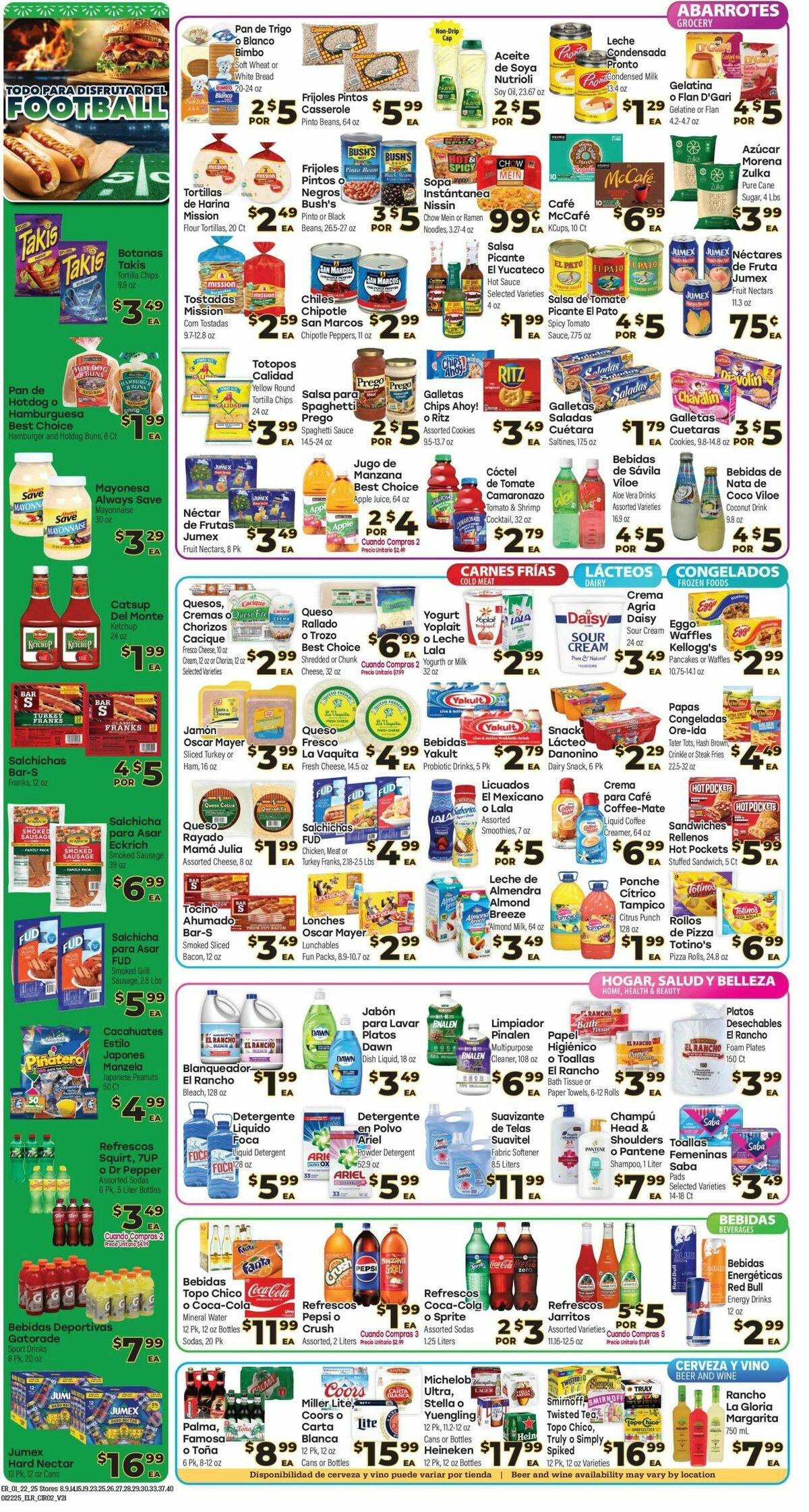 El Rancho Weekly Ad from January 22