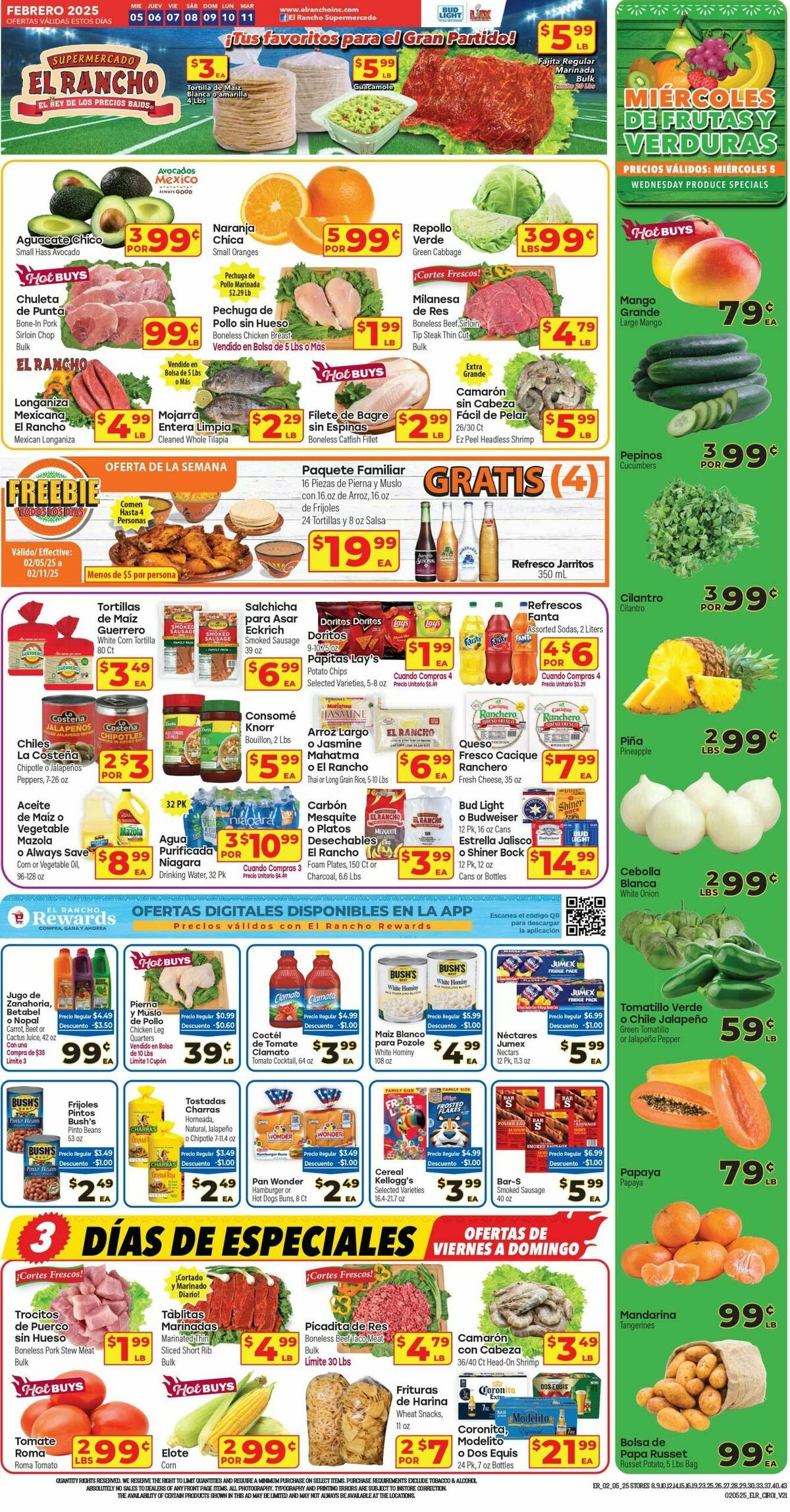 El Rancho Weekly Ad from February 5
