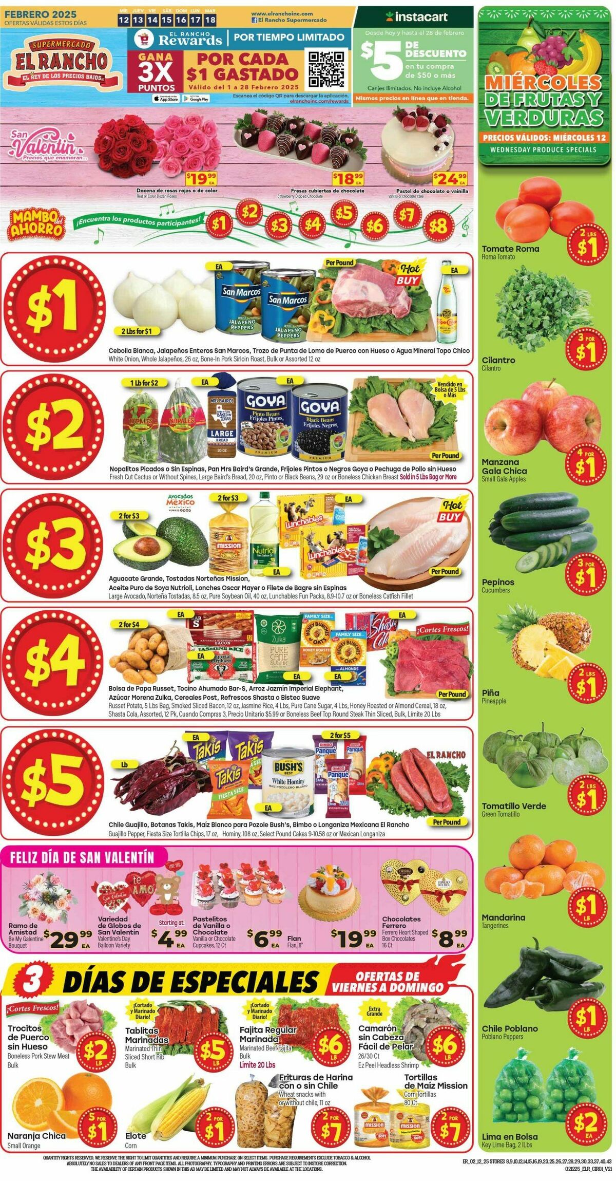 El Rancho Weekly Ad from February 12