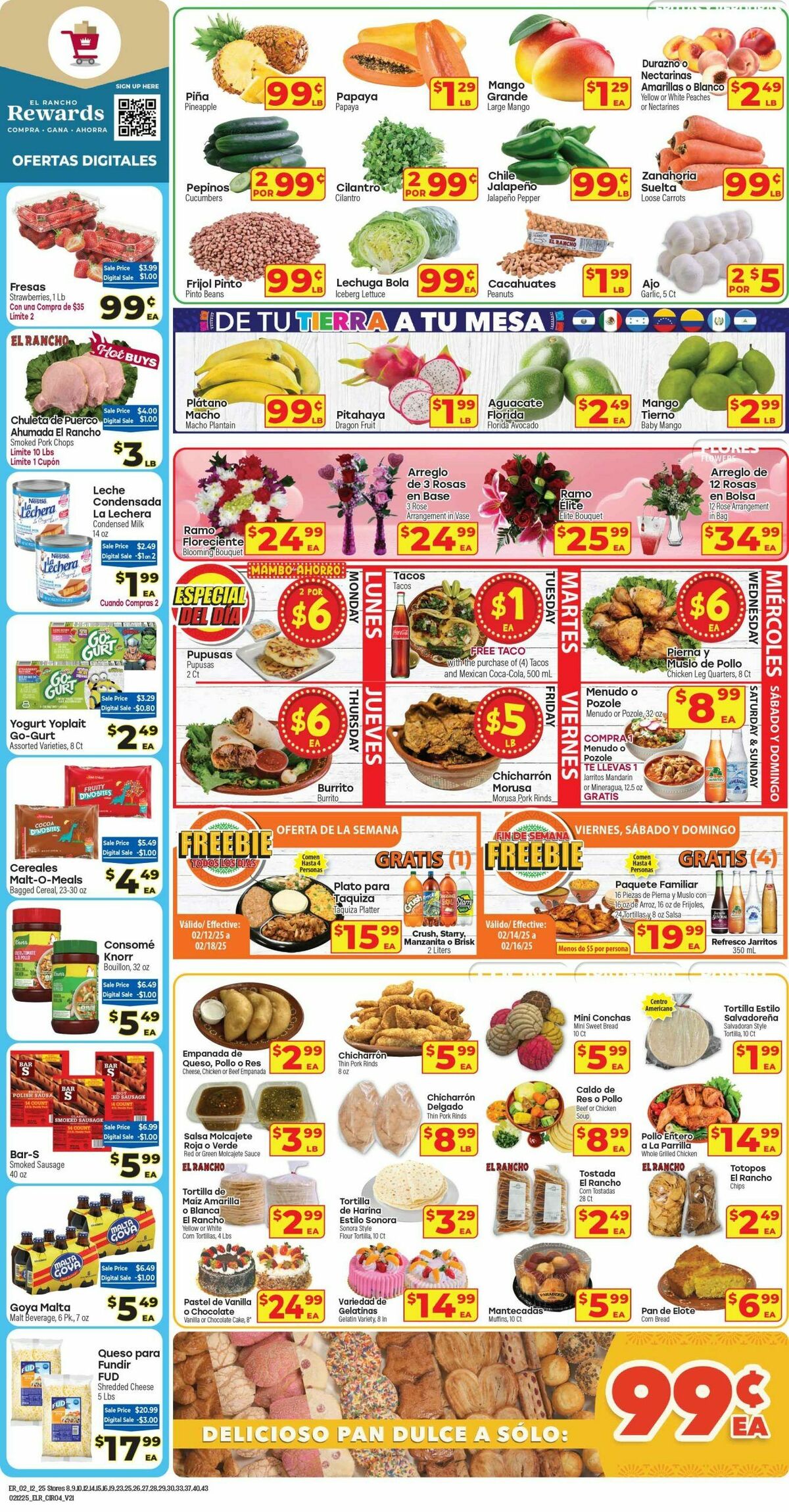 El Rancho Weekly Ad from February 12