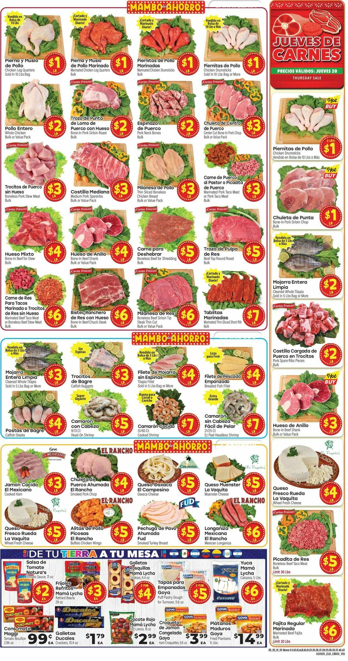 El Rancho Weekly Ad from February 19