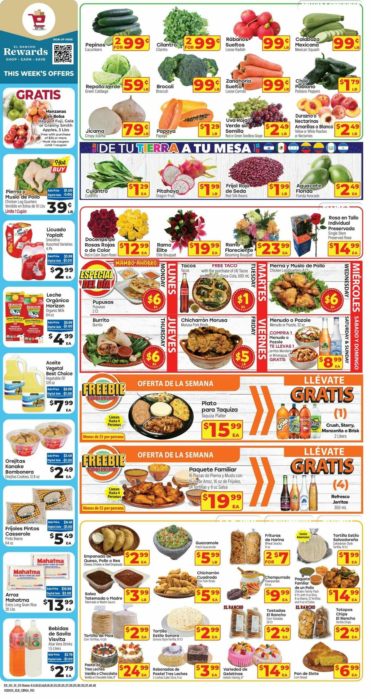El Rancho Weekly Ad from February 19