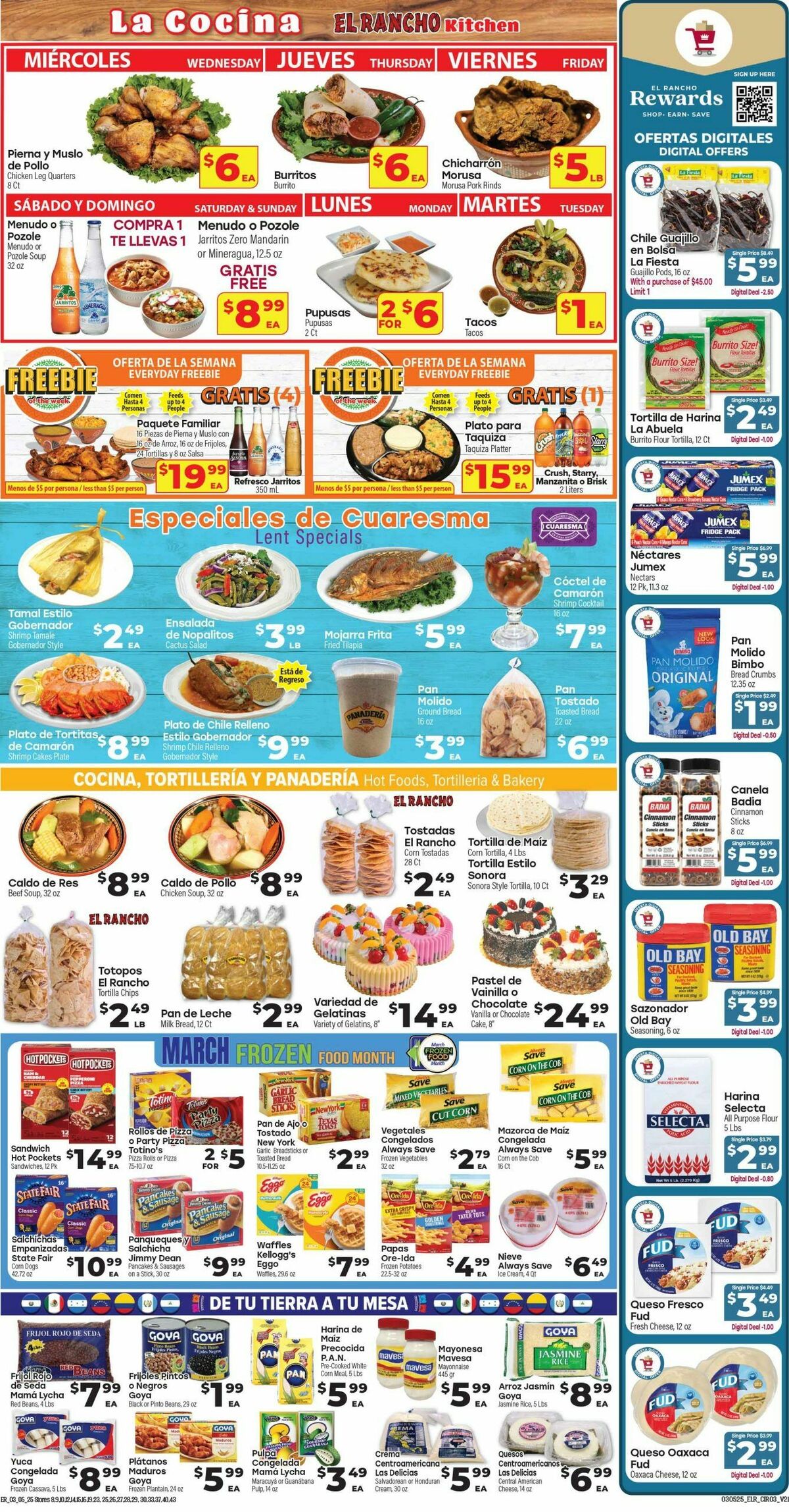 El Rancho Weekly Ad from March 5