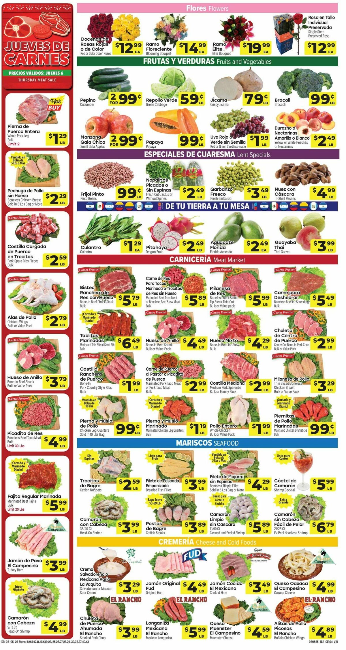 El Rancho Weekly Ad from March 5