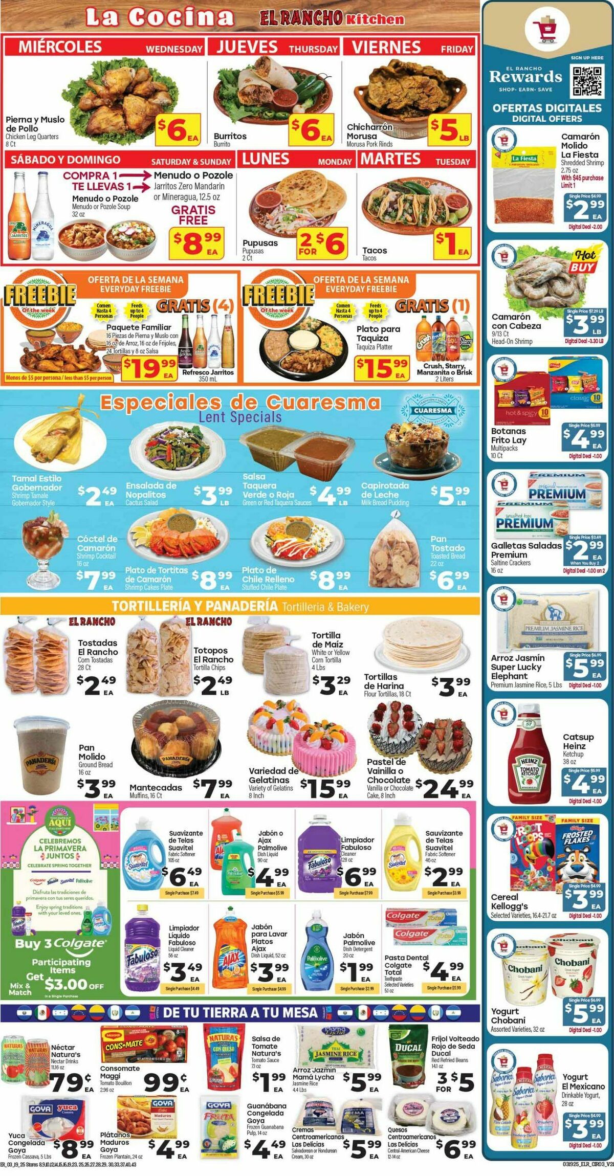 El Rancho Weekly Ad from March 19