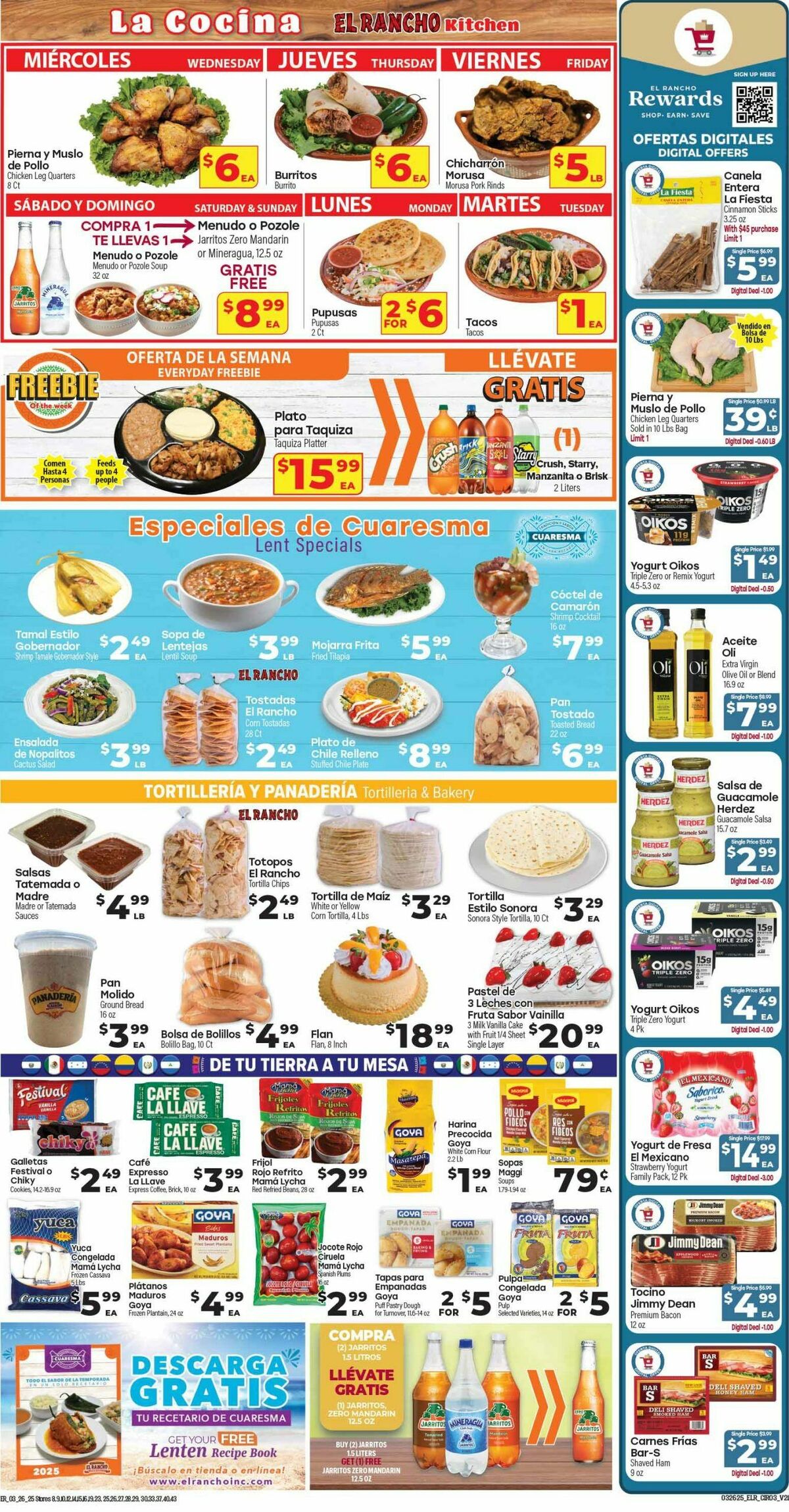 El Rancho Weekly Ad from March 26