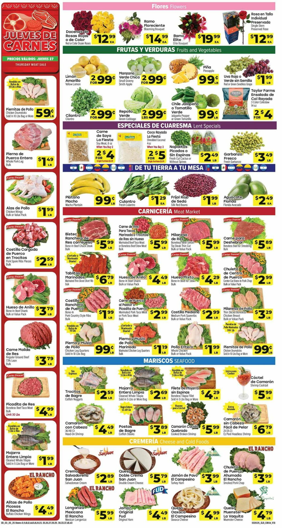 El Rancho Weekly Ad from March 26