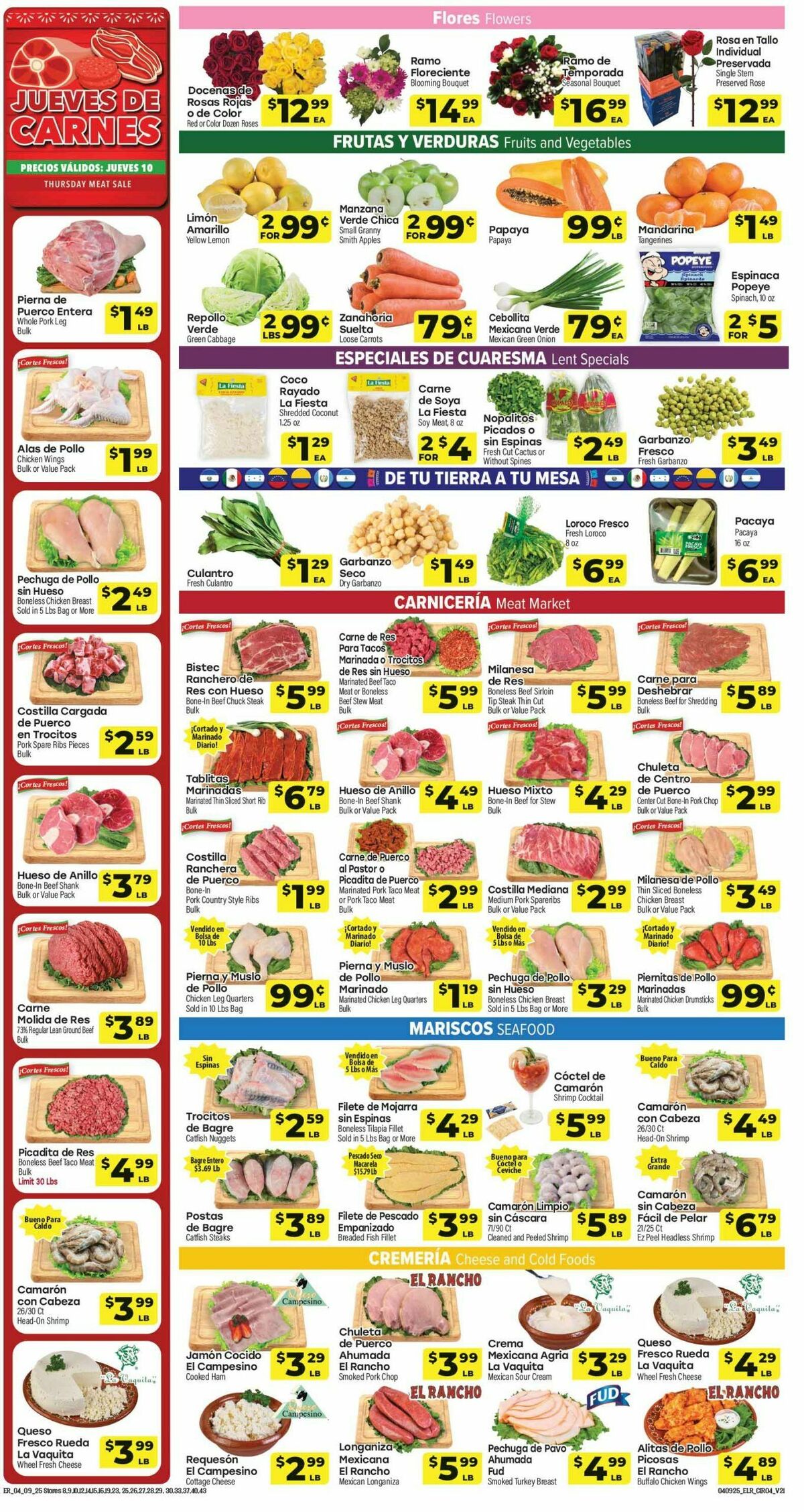 El Rancho Weekly Ad from April 9