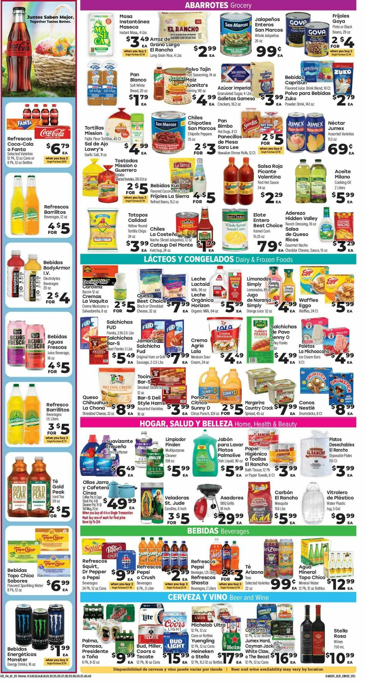 El Rancho Weekly Ad from April 16
