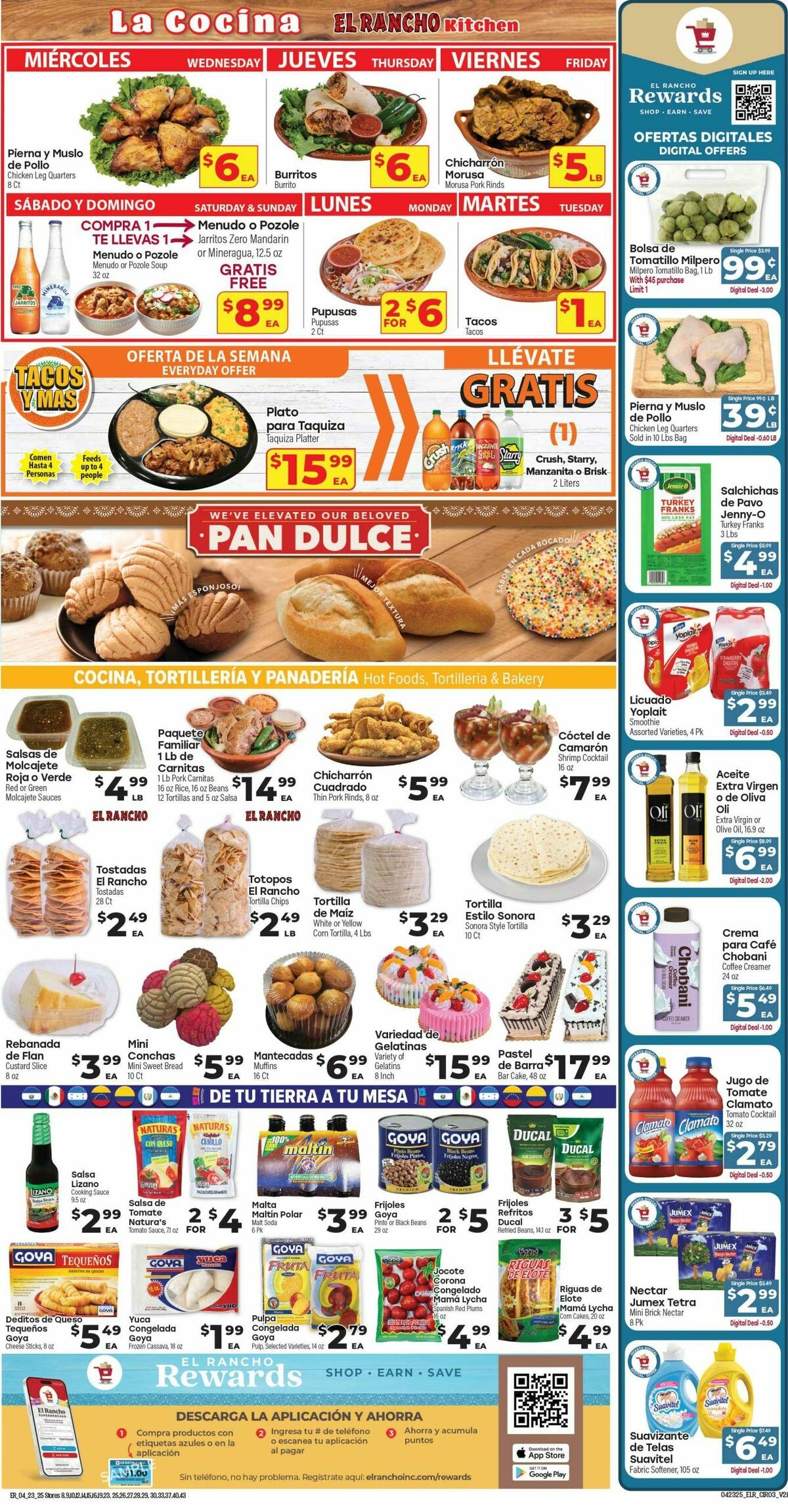 El Rancho Weekly Ad from April 23