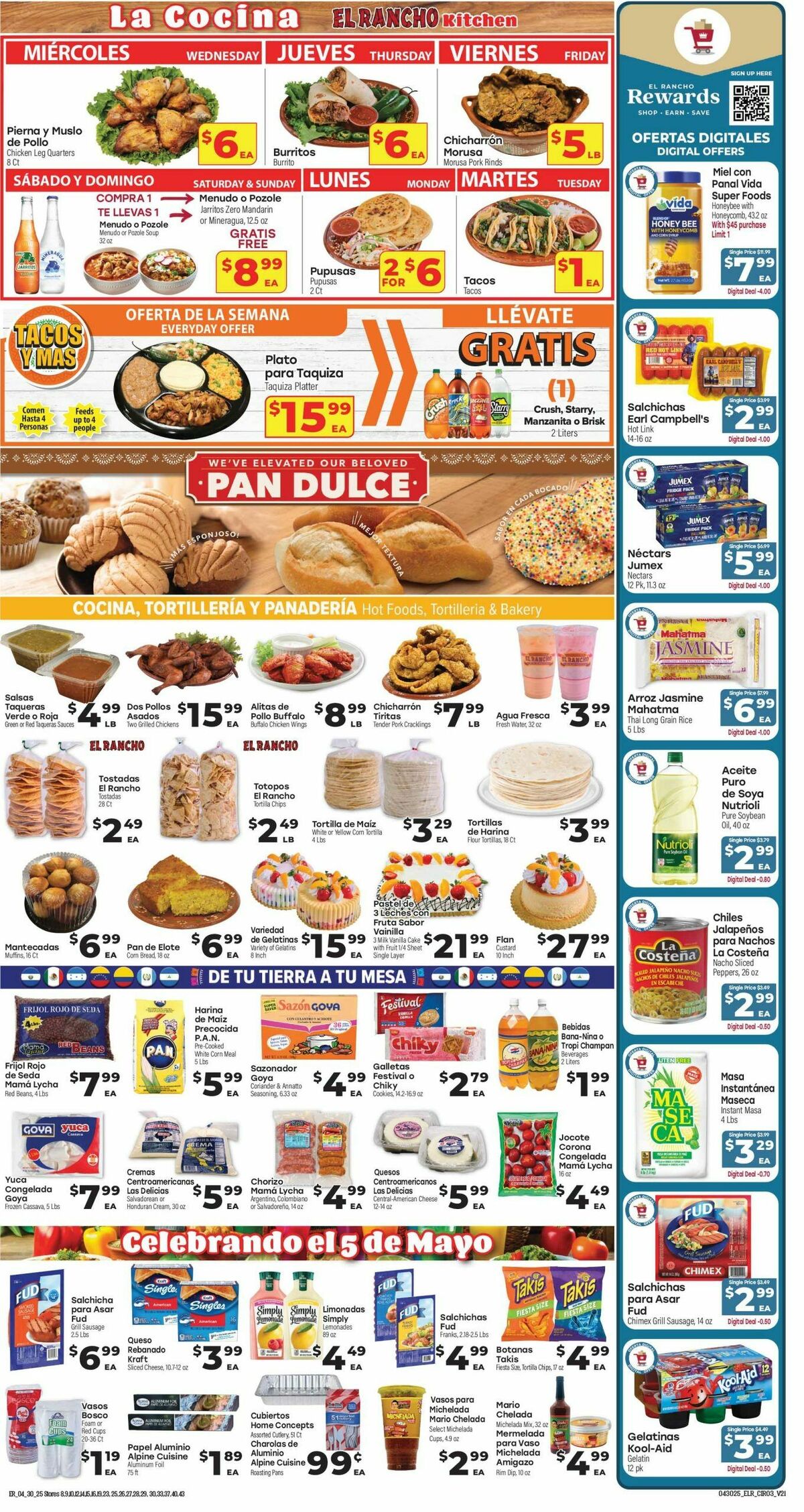 El Rancho Weekly Ad from April 30