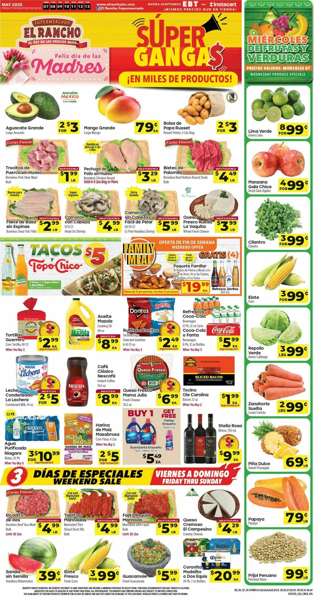El Rancho Weekly Ad from May 7