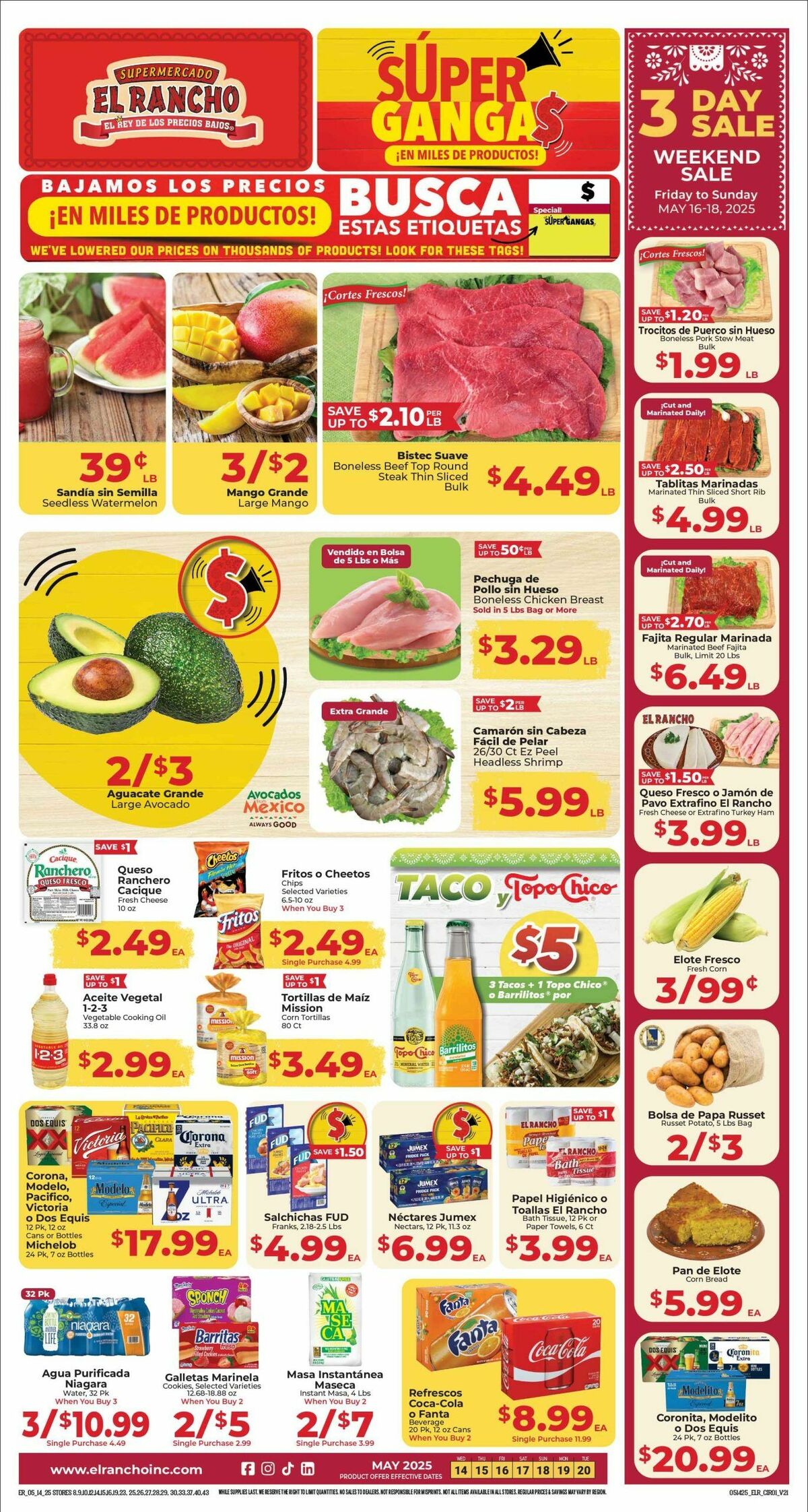 El Rancho Weekly Ad from May 14