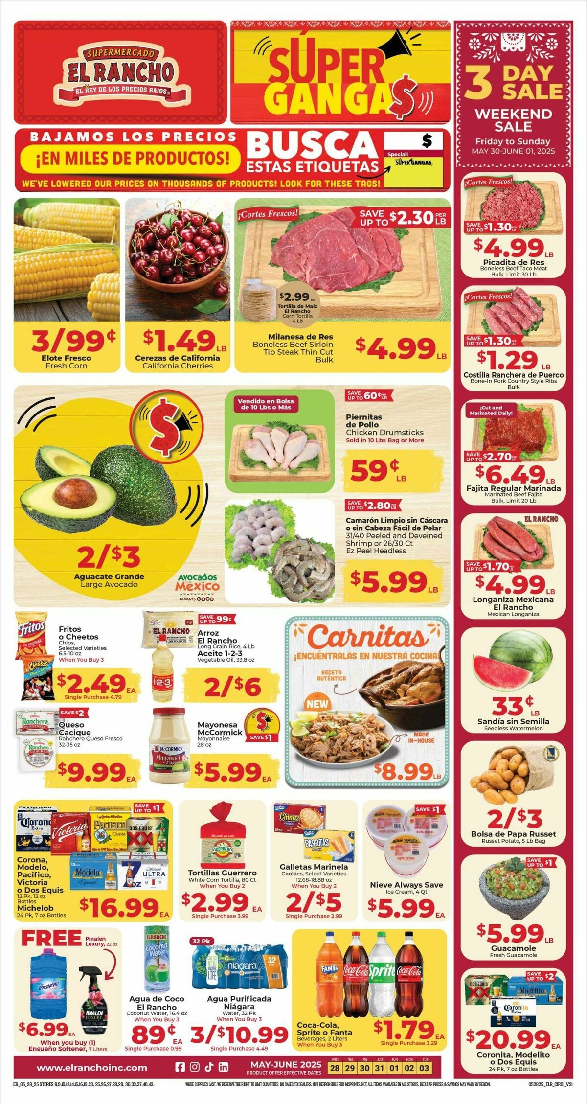 El Rancho Weekly Ad from May 28